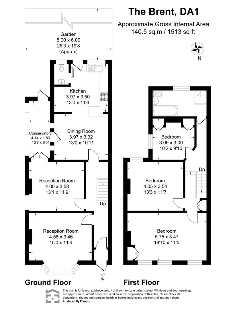39, The Brent, Dartford floorplan
