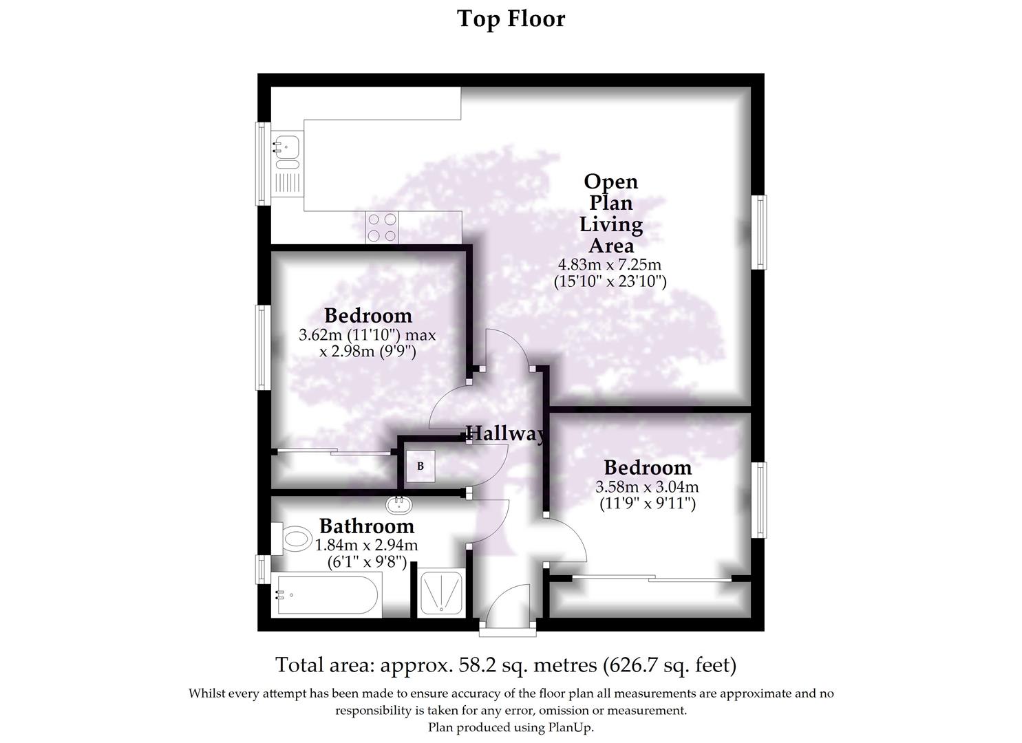 Flat 9, 26, Midland Road, Bristol floorplan