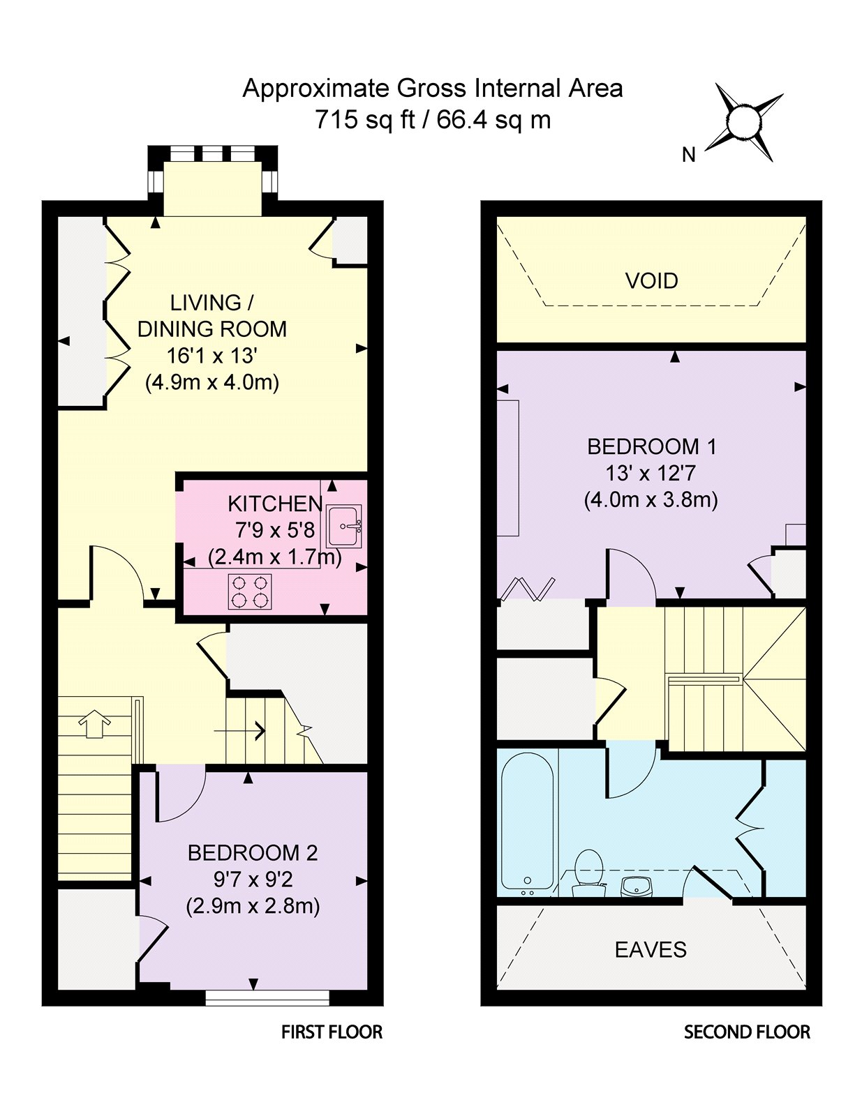 2 Bedrooms Maisonette to rent in Lawrence Close, Guildford, Surrey GU4