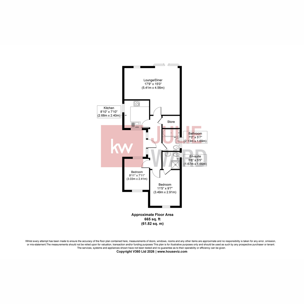 93, Hastings Road, Sheffield floorplan