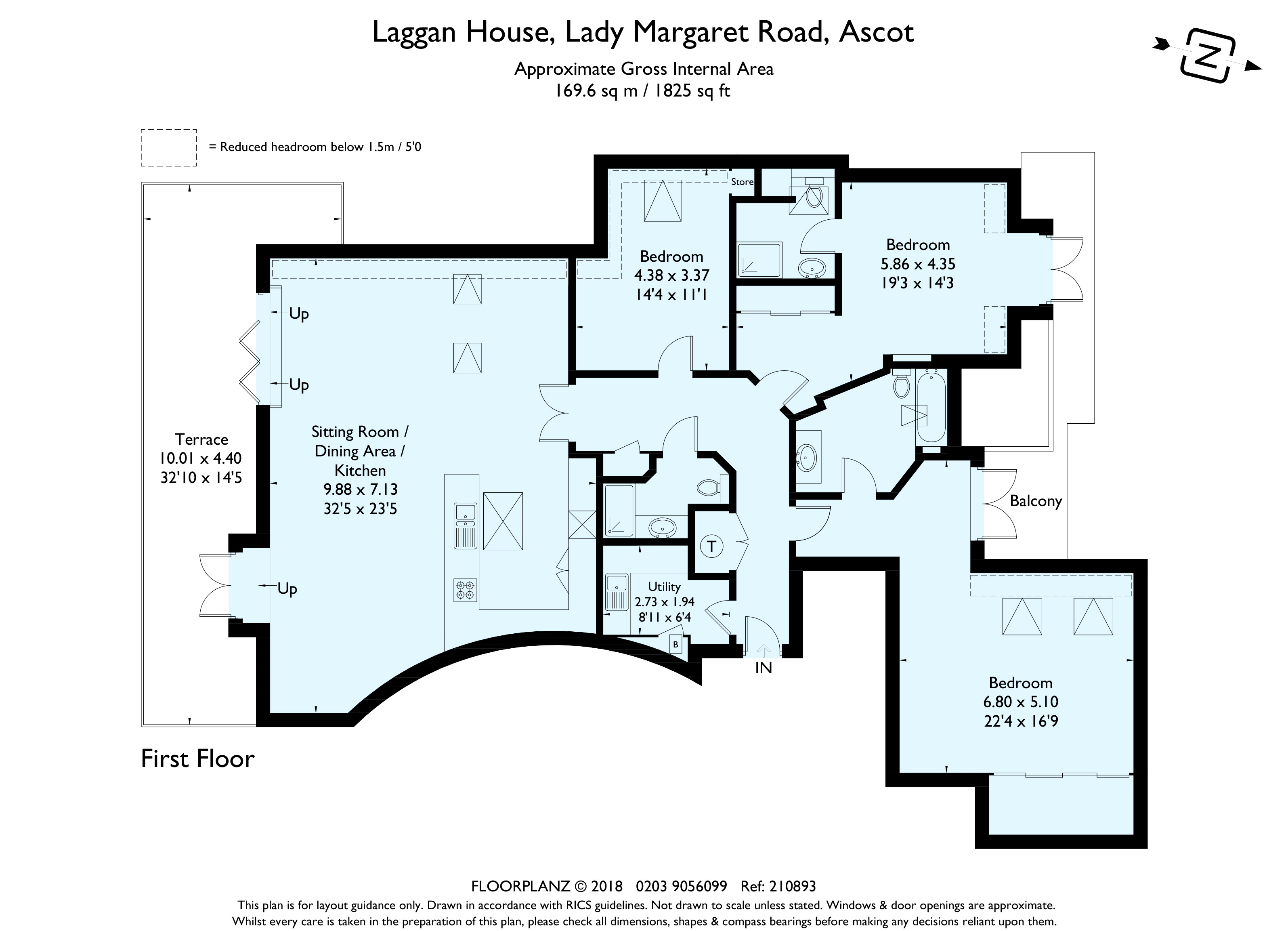 Lady Margaret Road, Ascot SL5, 3 bedroom flat for sale 68562815