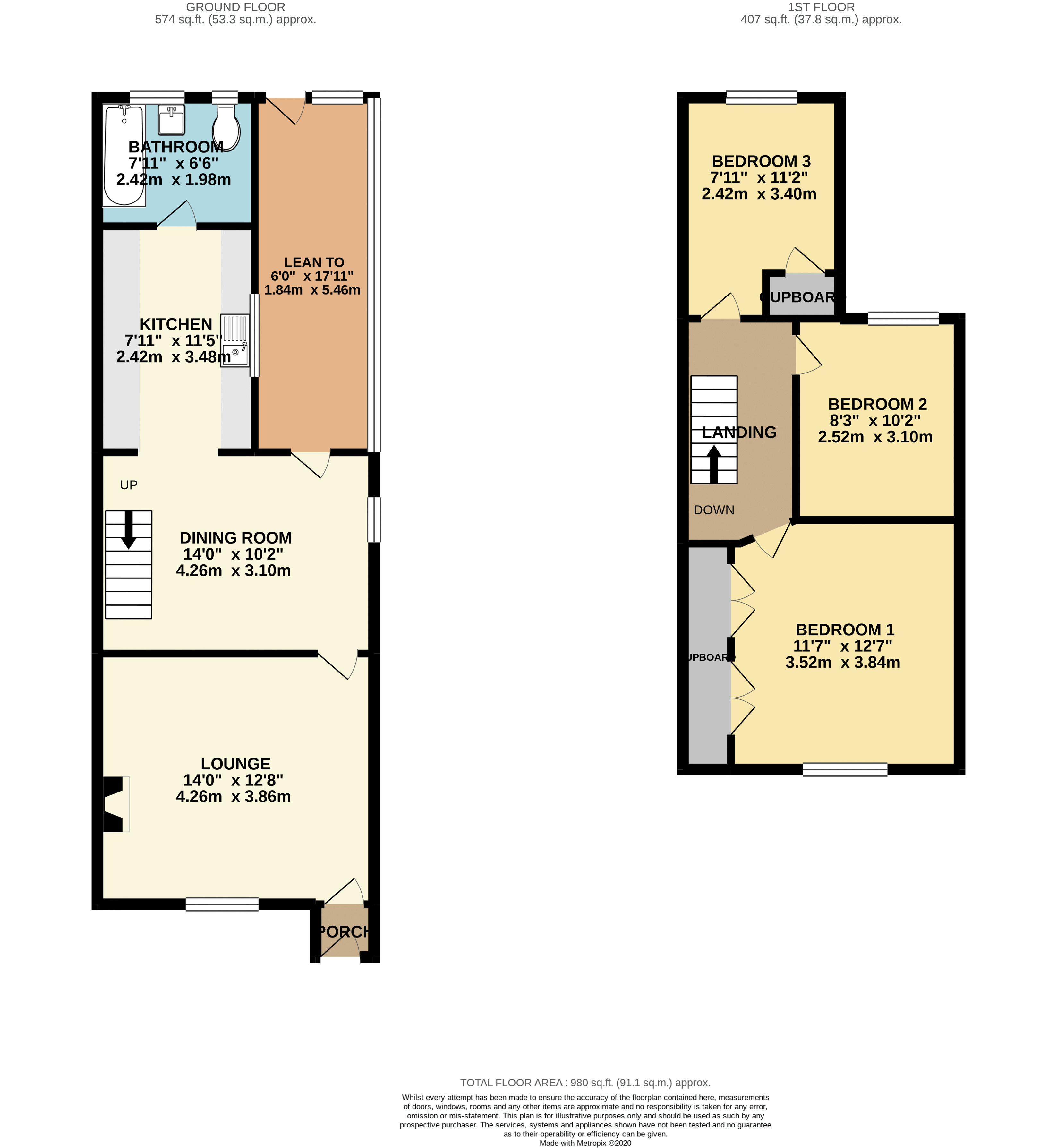 1, Ipswich Street, Swindon floorplan