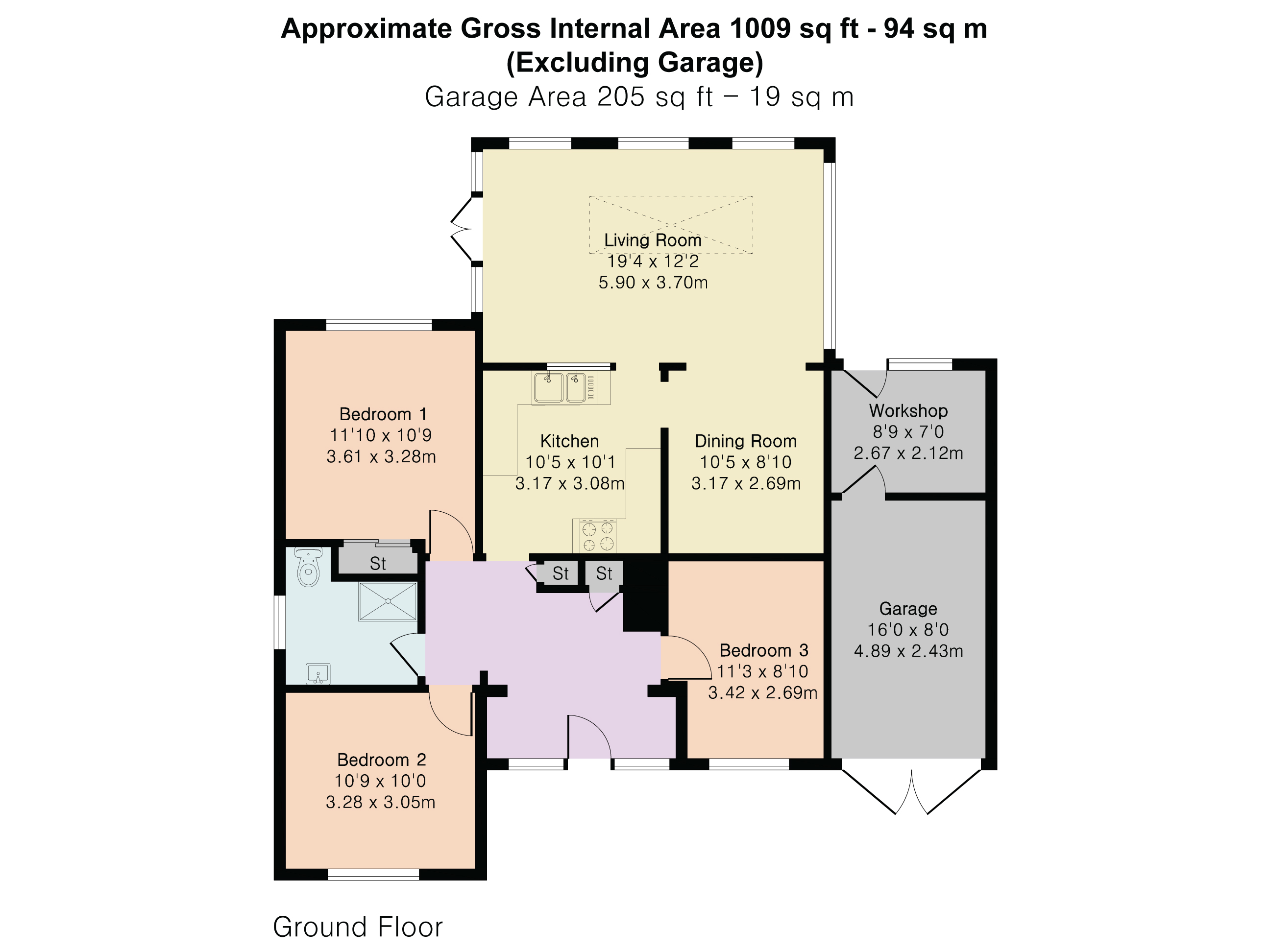 12, Riverside Close, Liss floorplan