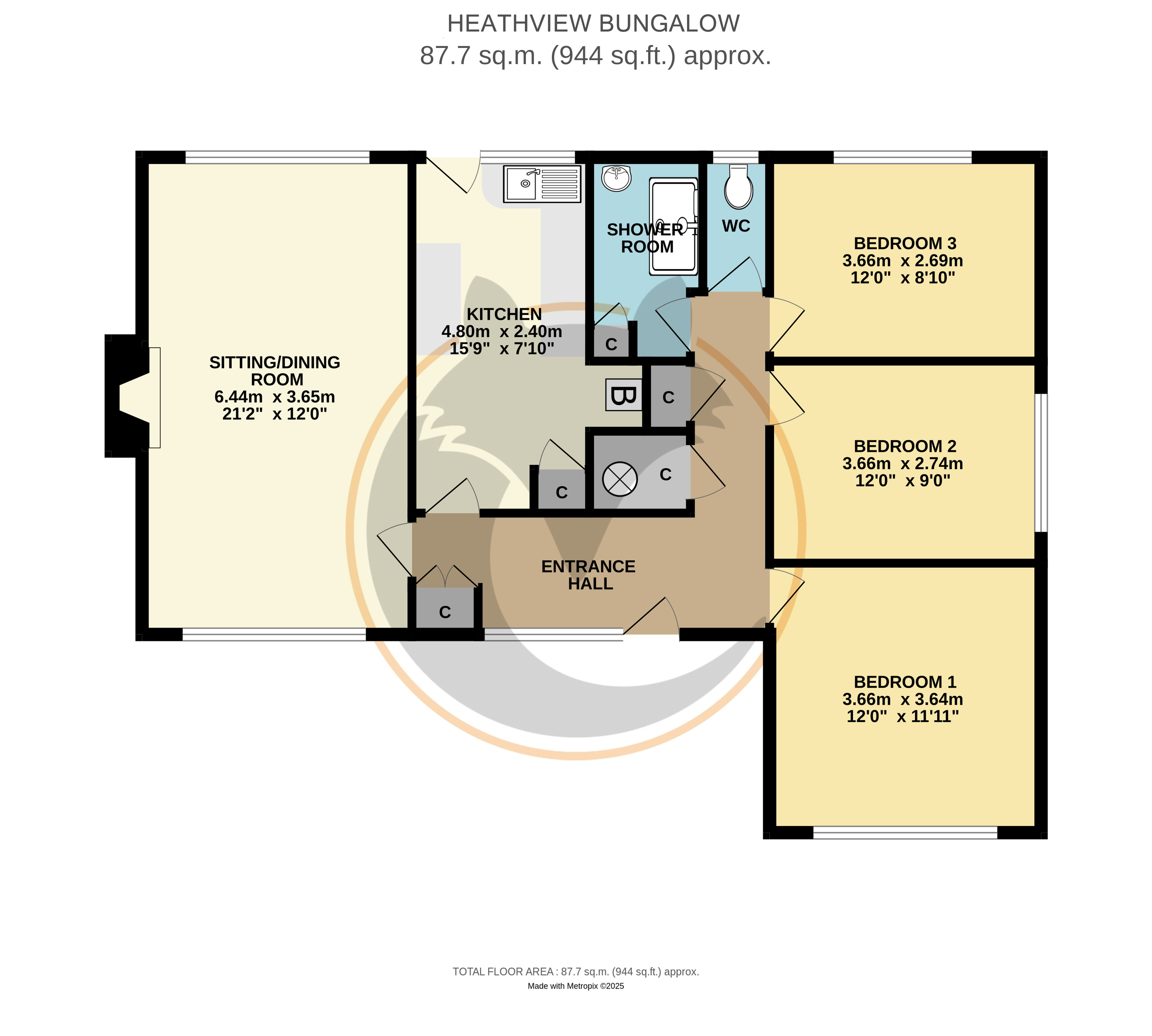 Heath View Bungalow,, Adlams Lane, Lymington floorplan
