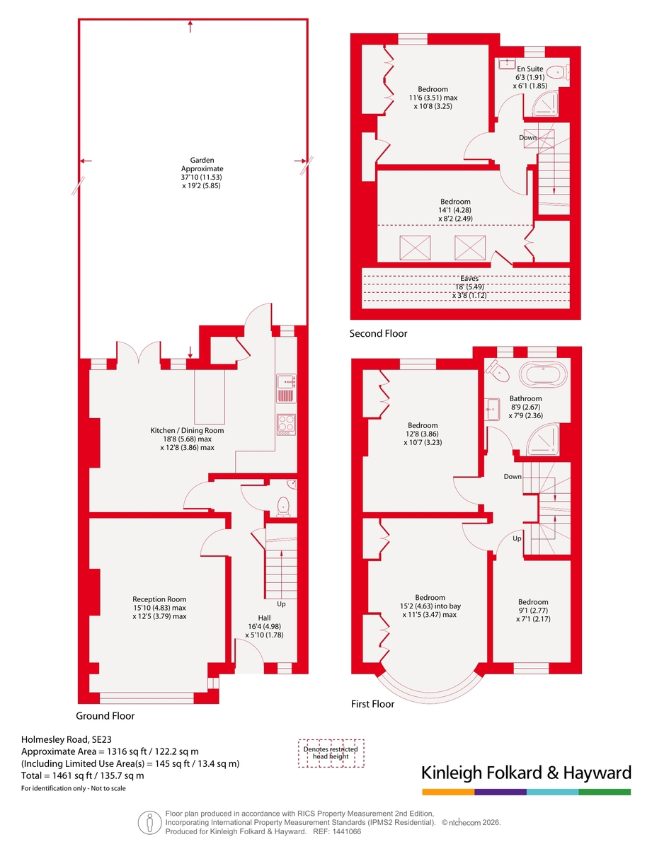 33, Holmesley Road, London floorplan