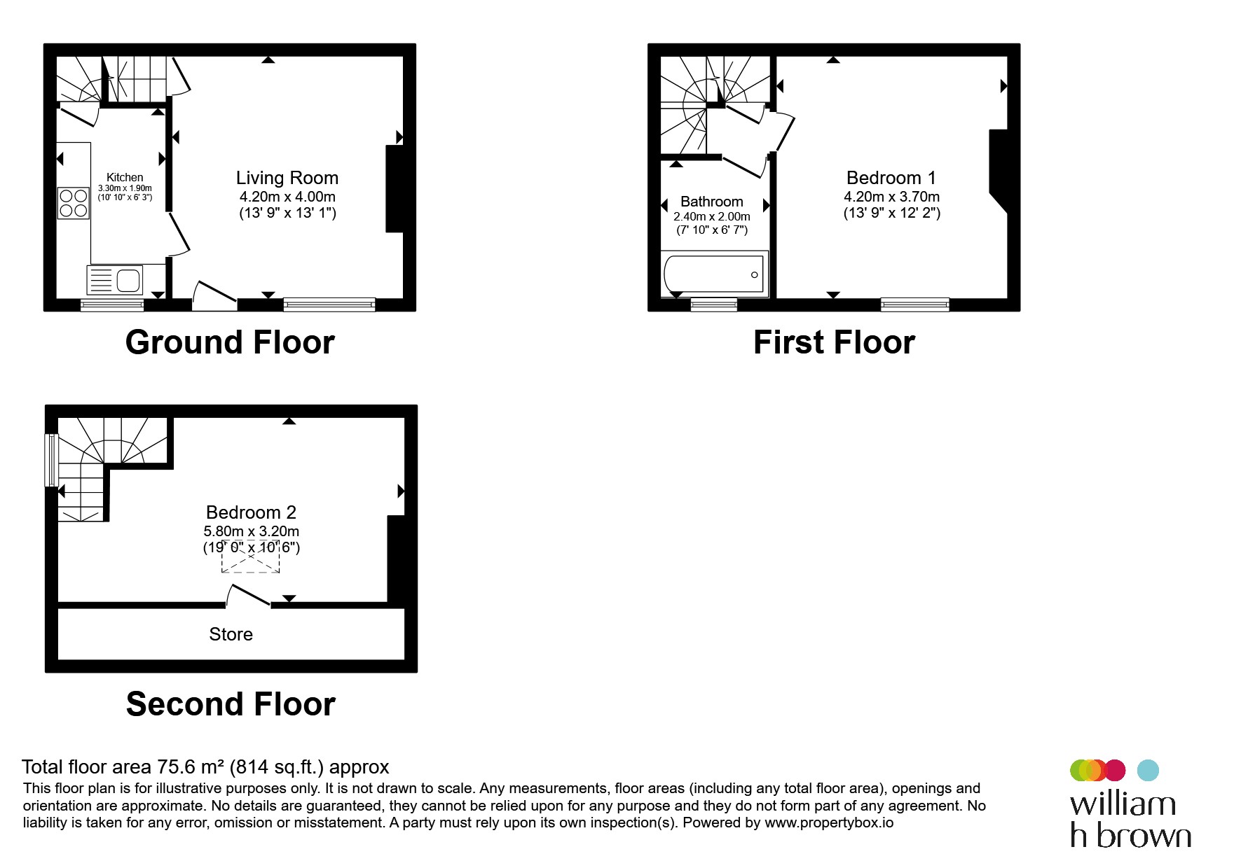 8, Temple View Terrace, Leeds floorplan