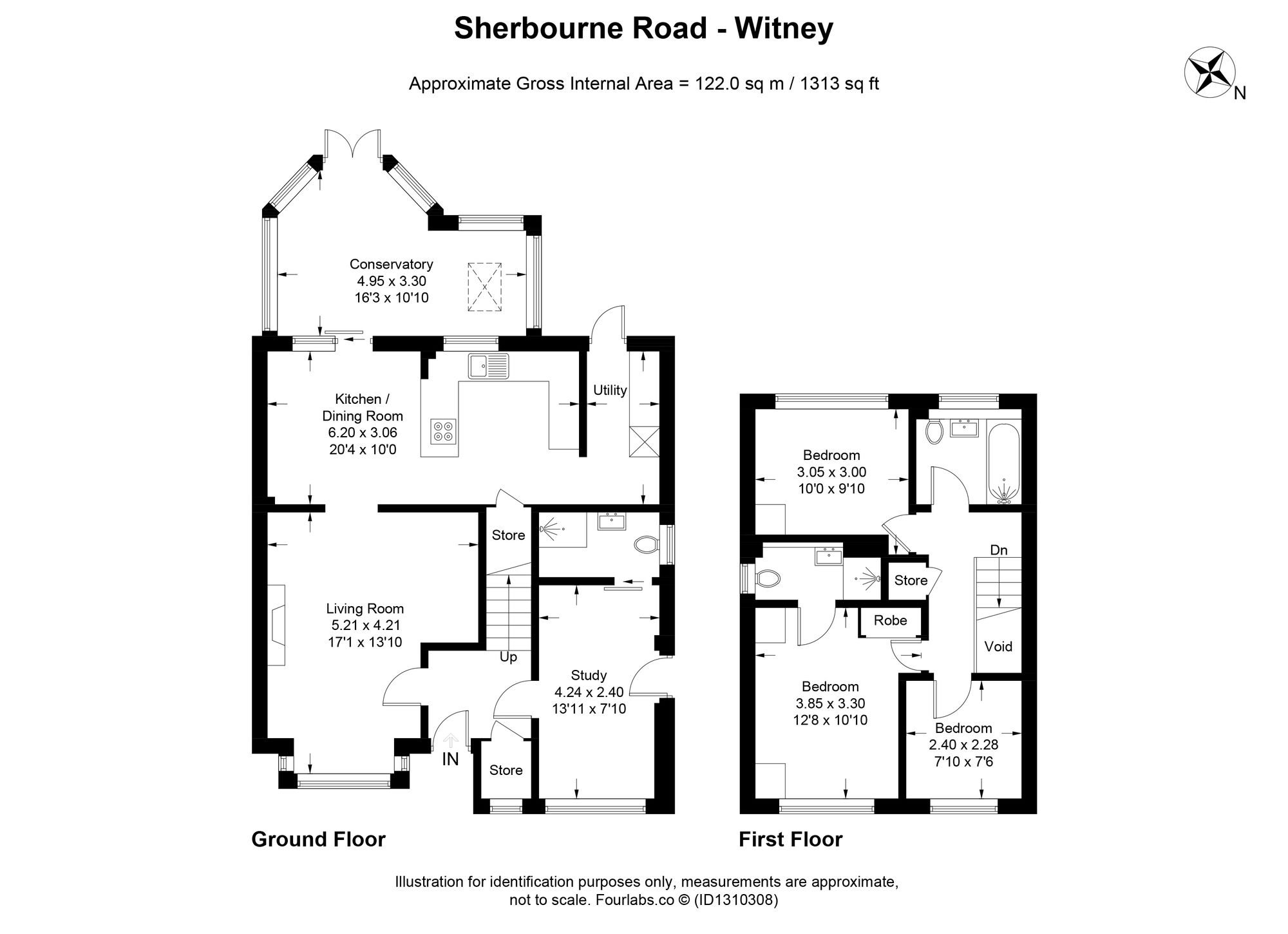83 Sherbourne Road, Witney floorplan