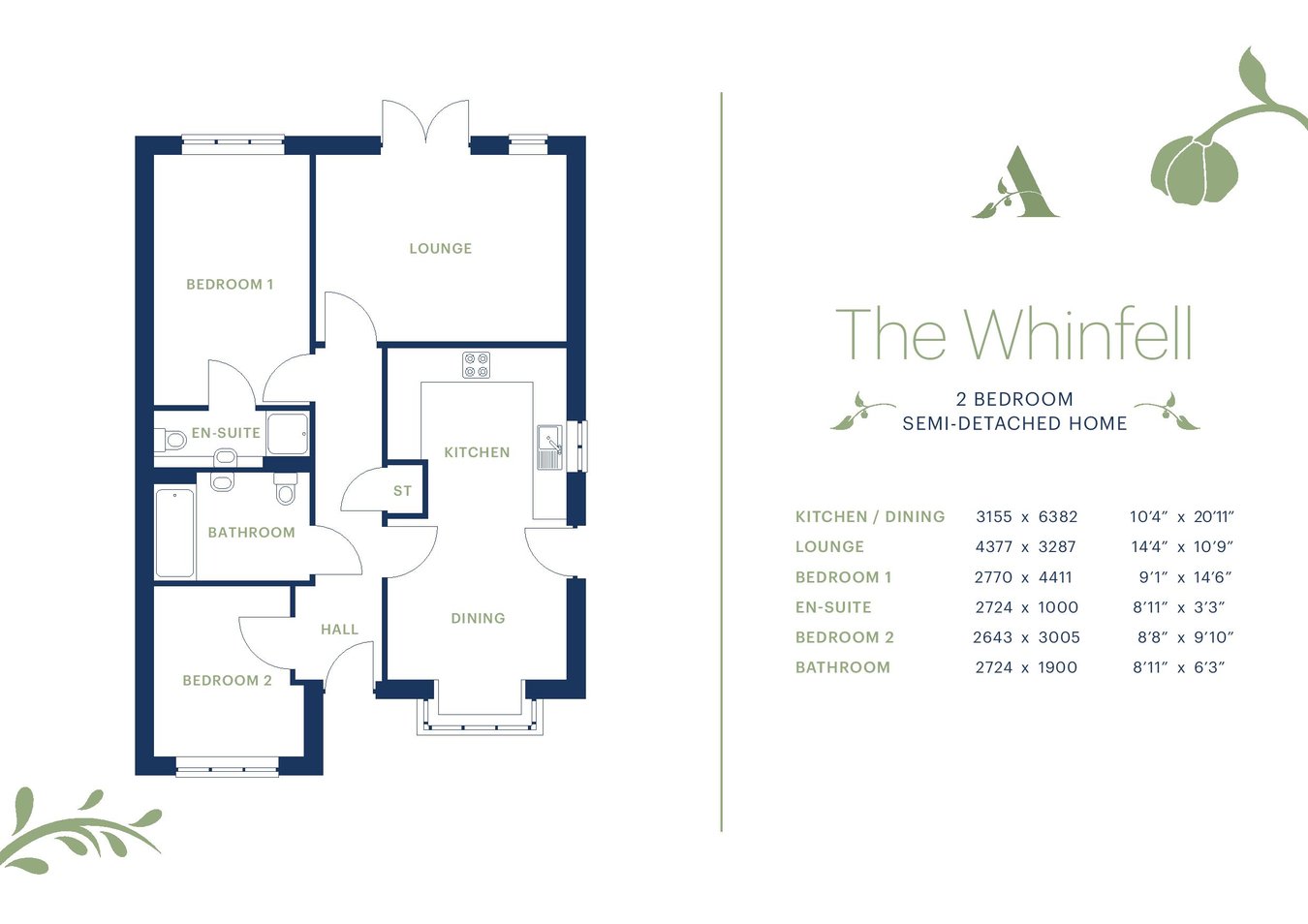 1, The Whinfell, Lunesdale, Lancaster floorplan