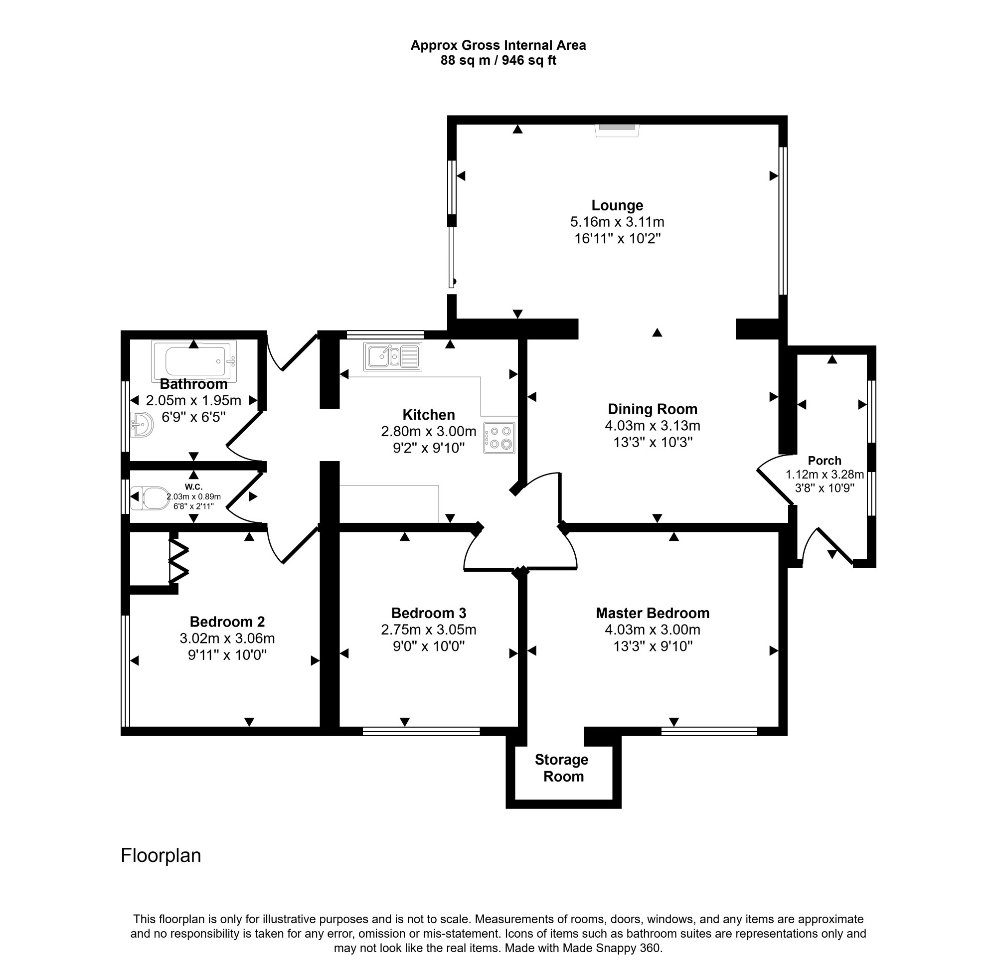 Sheepwash Cottage,, Downs View Road, Maidstone floorplan