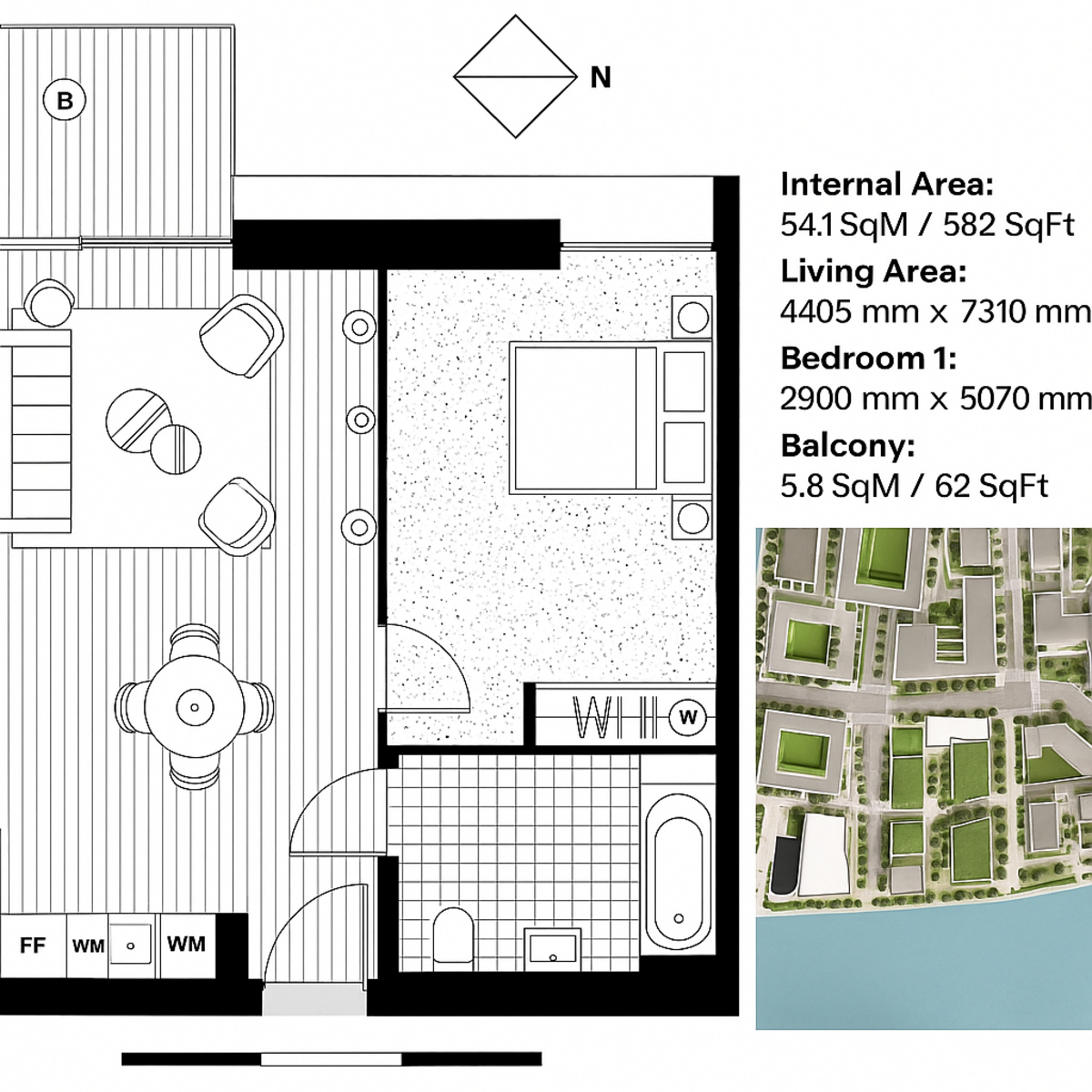 70 Fairwater House floorplan