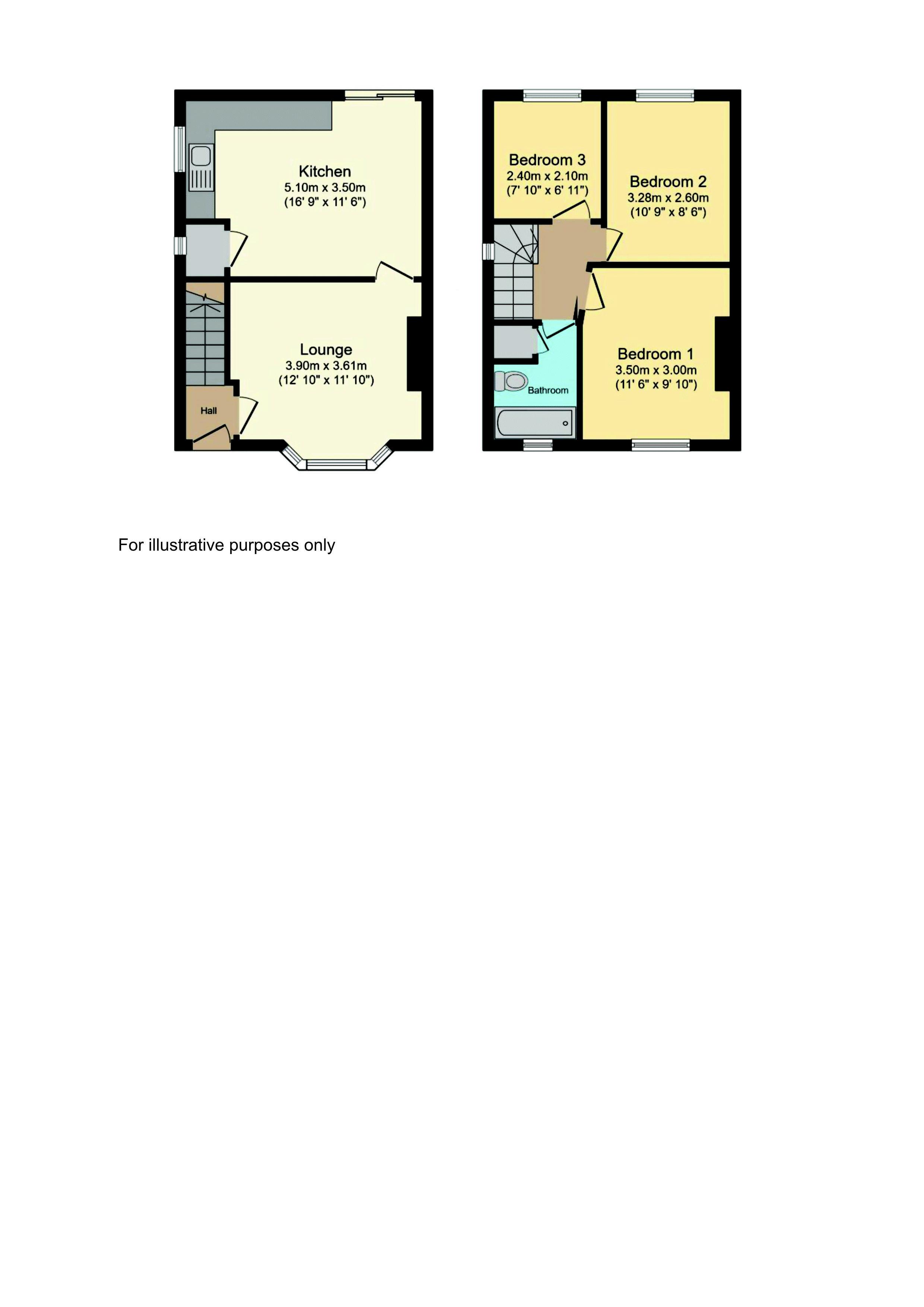 10, Clarkes Avenue, Cannock floorplan
