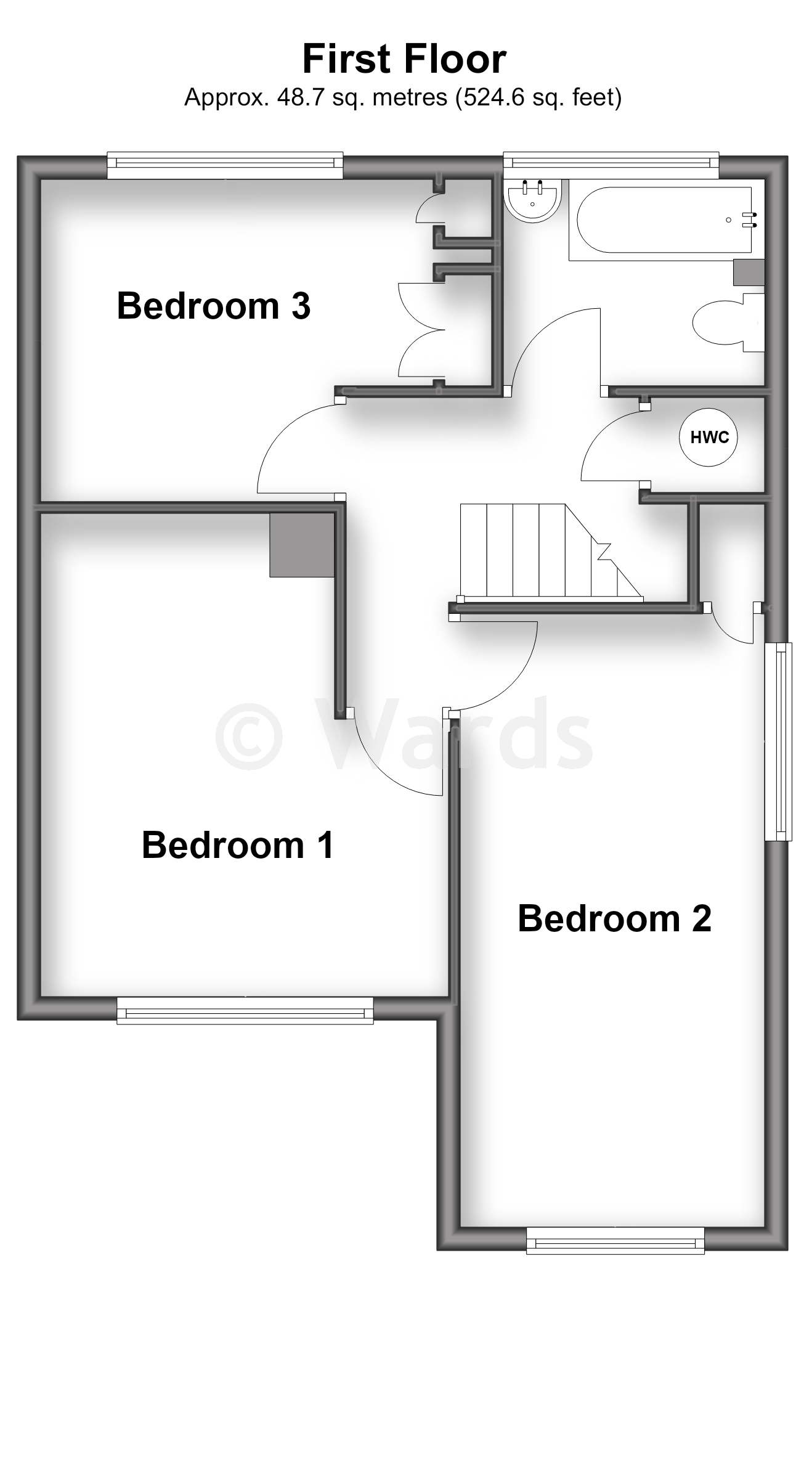 47, Swan Lane, Sellindge floorplan