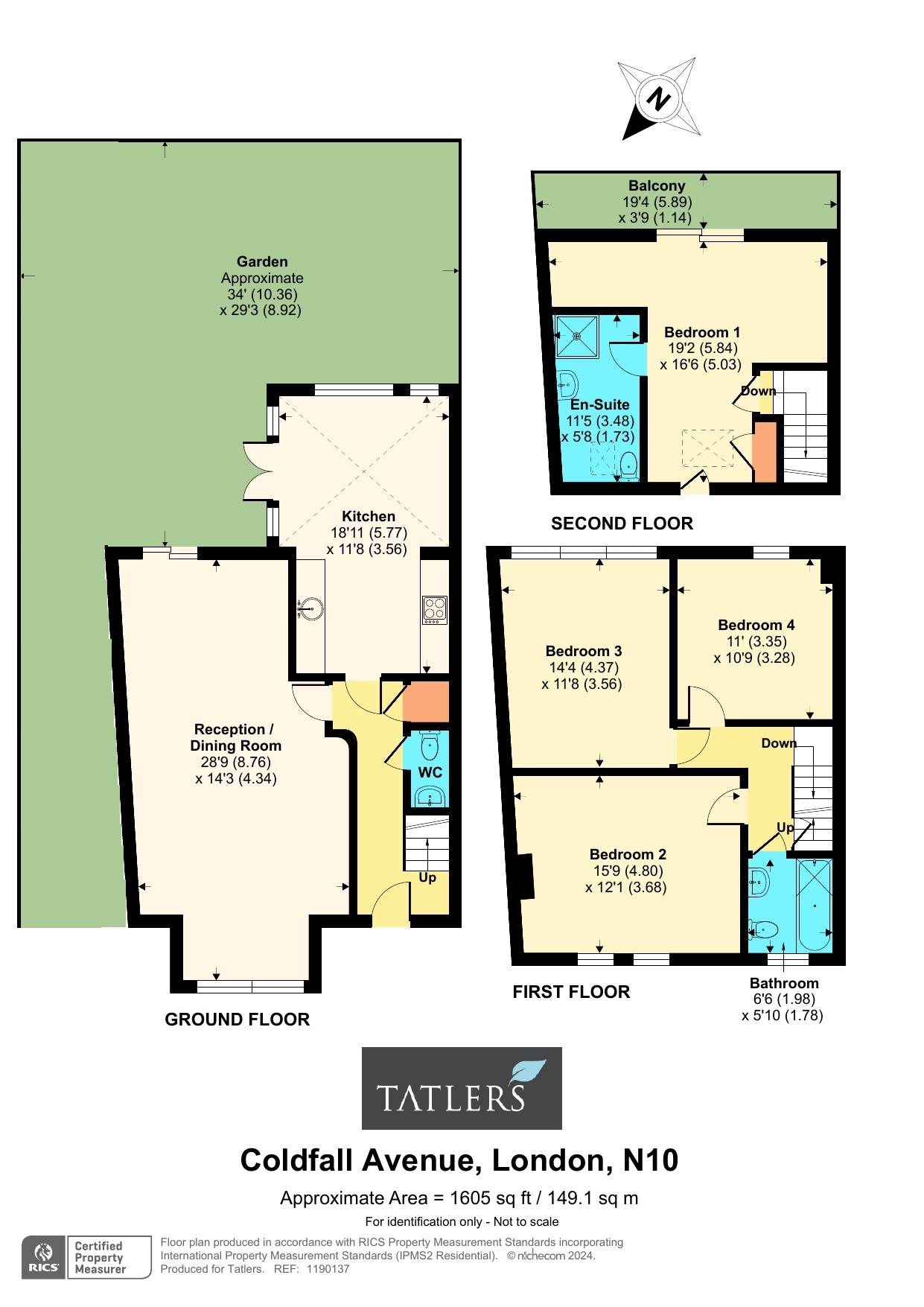 34a, Coldfall Avenue, London floorplan