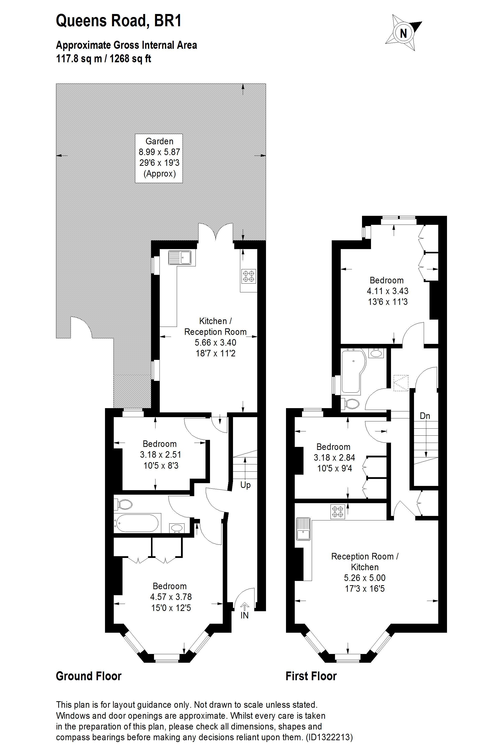 20, Queens Road, Bromley floorplan