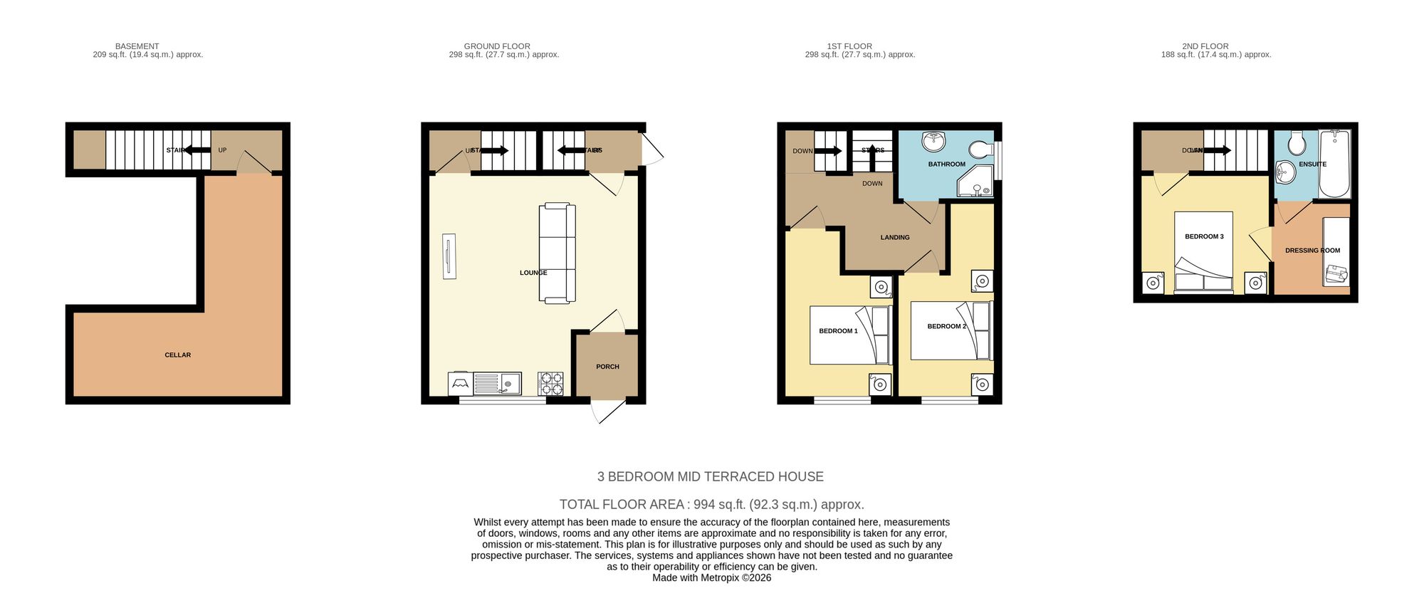 104 Soothill Lane, Batley floorplan
