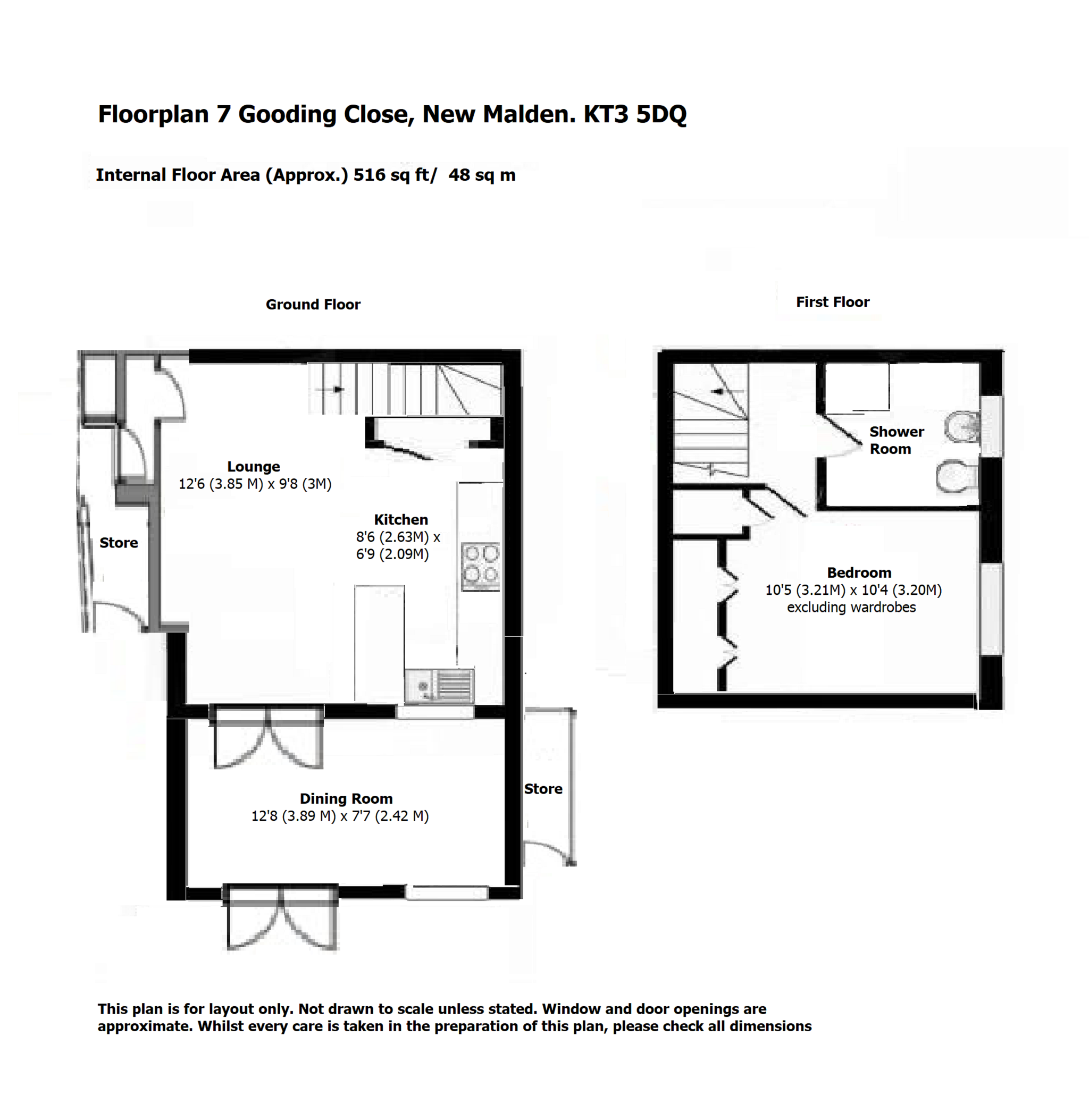 Gooding Close, New Malden floorplan