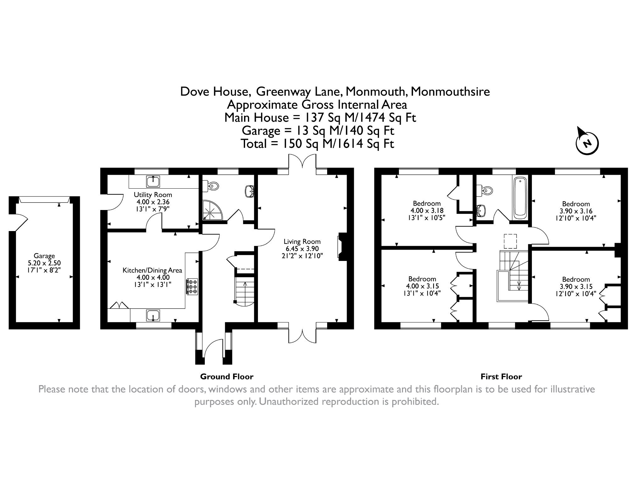 Dove House, Greenway Lane, Trelleck, Monmouth floorplan