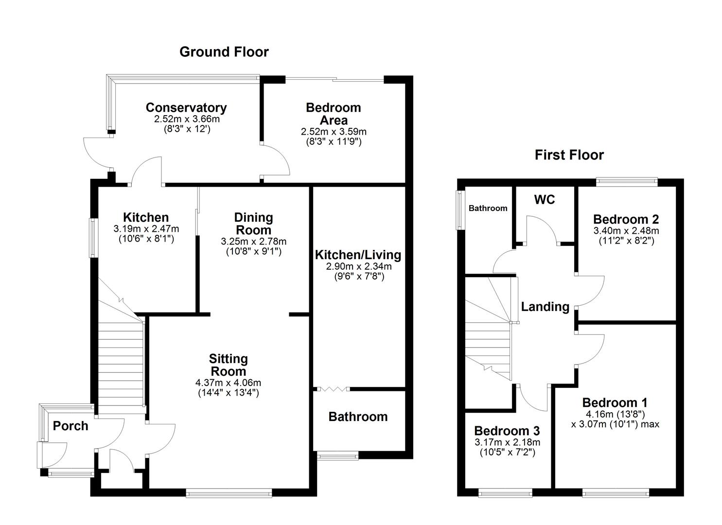 3, Park Lane, Wilberfoss floorplan