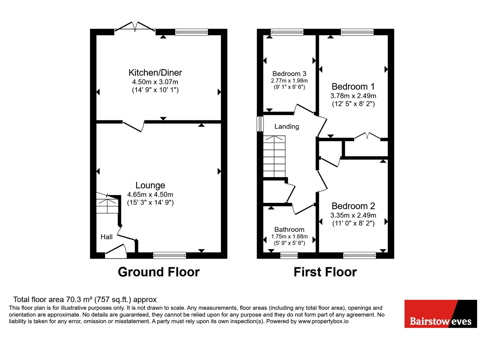73, Radlow Crescent, West Midlands floorplan