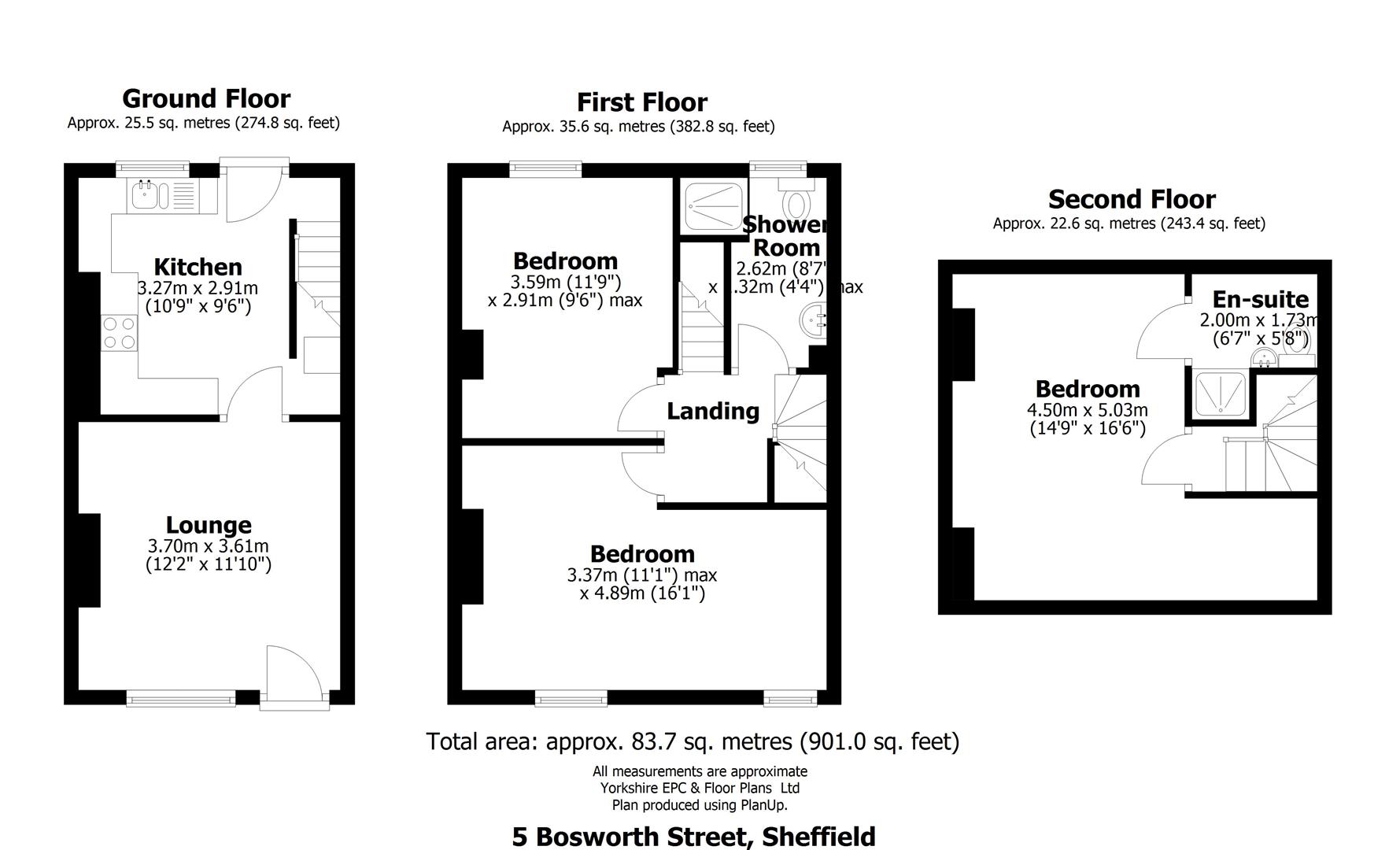 Bosworth Street, Sheffield floorplan