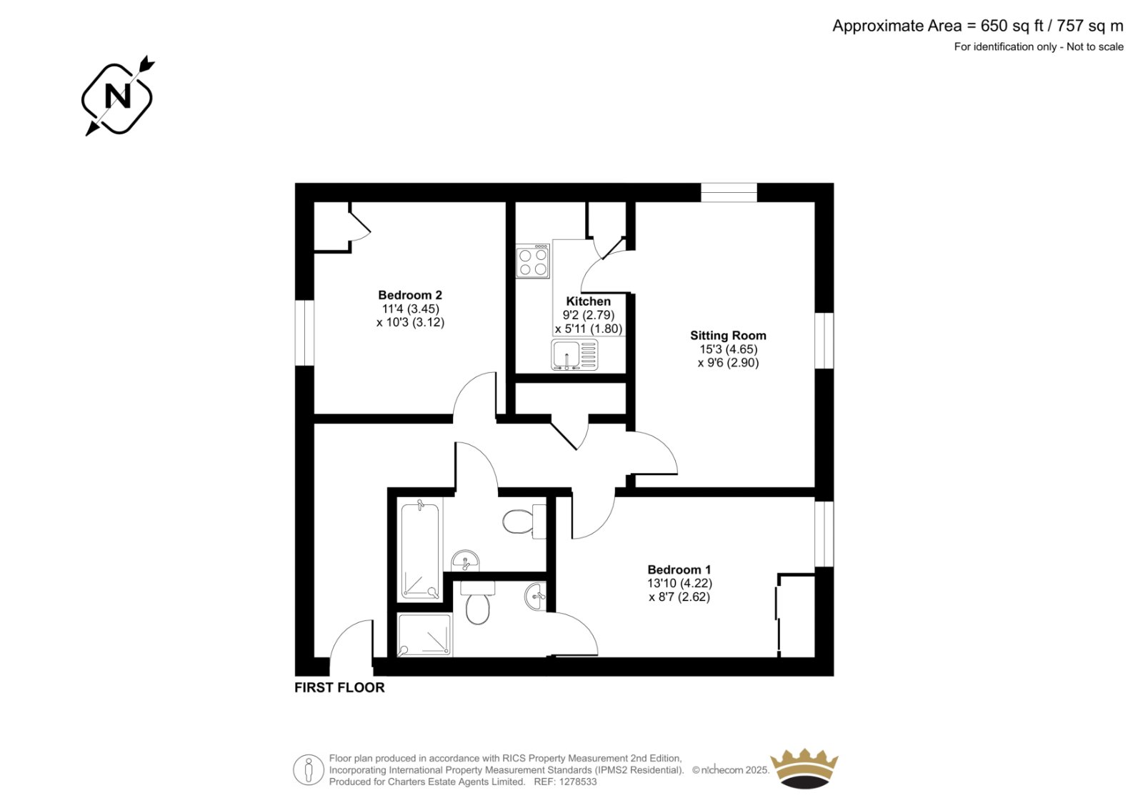 32, Elim Close, Southampton floorplan