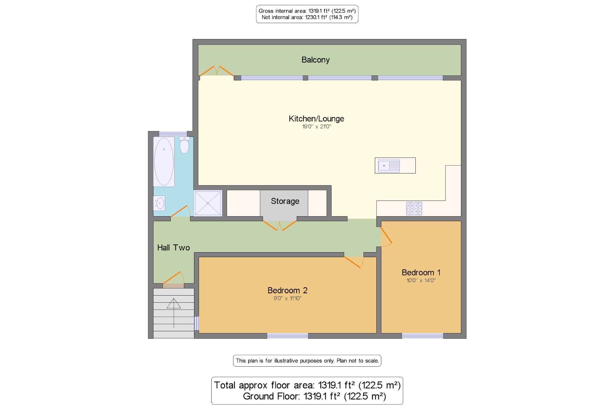 2 Bedrooms Flat for sale in Broadmead, Tunbridge Wells, Kent, . TN2