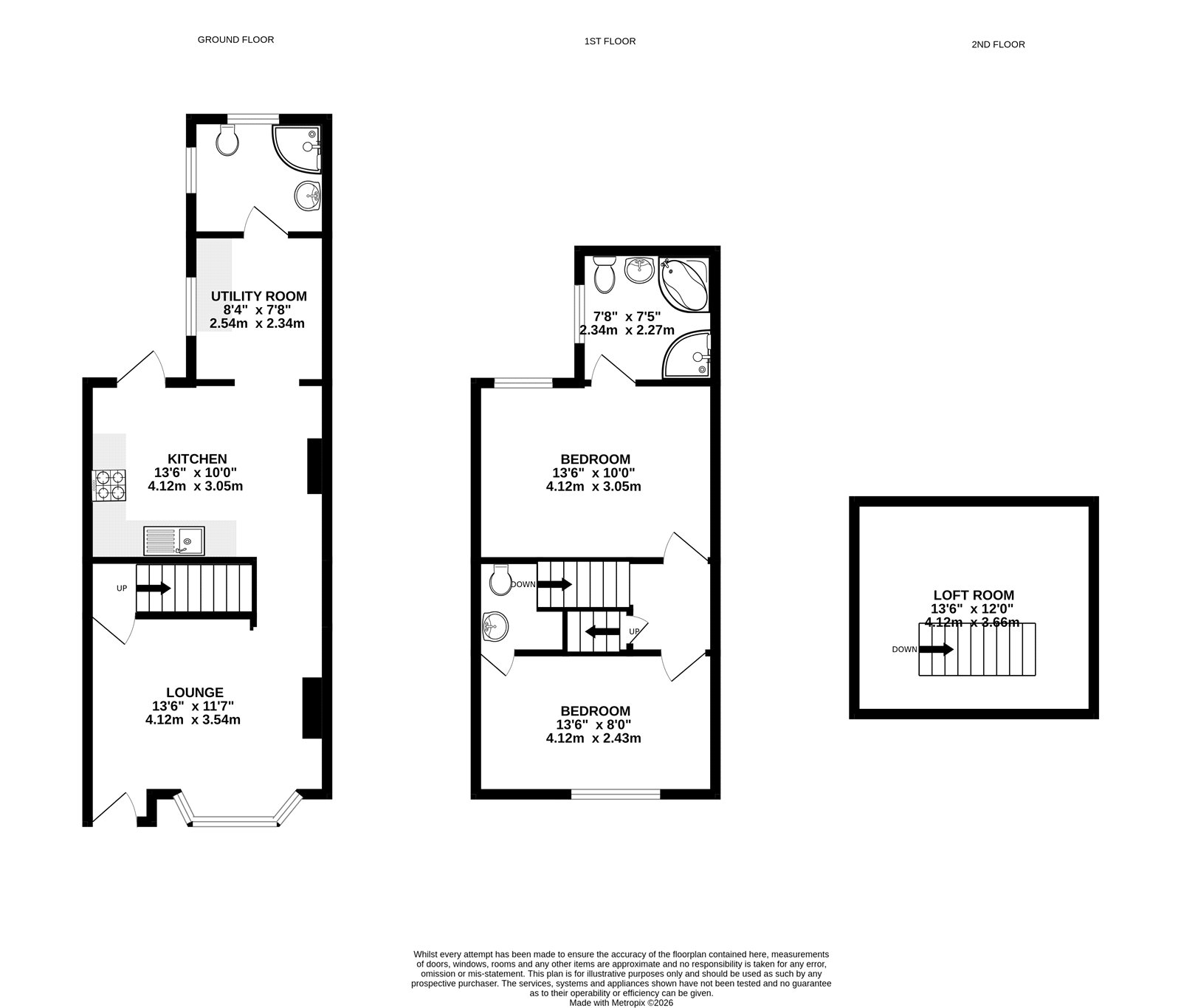 78, Badshot Lea Road, Farnham floorplan