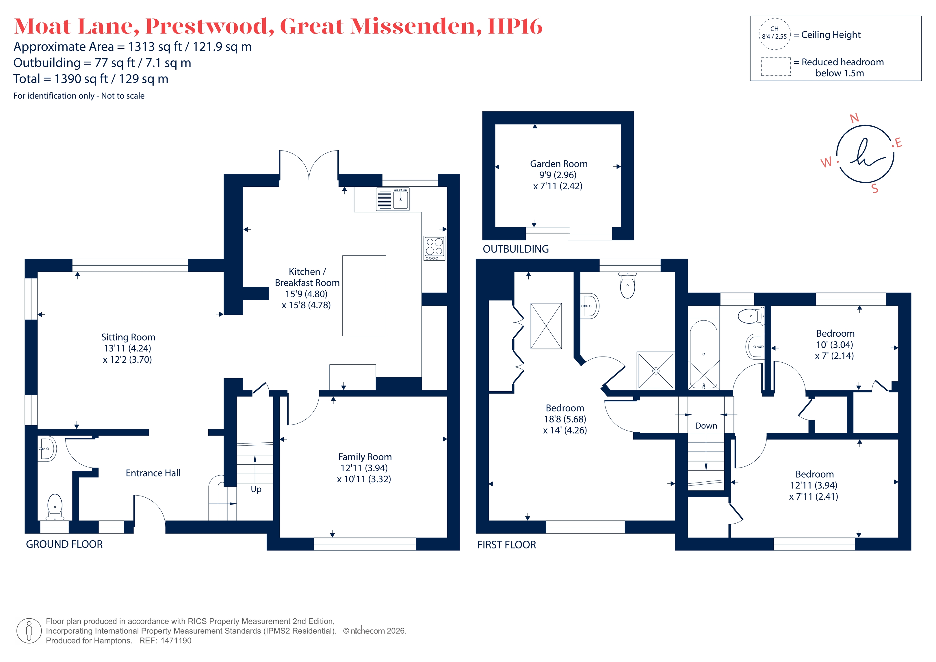 2 Moat Lane Cottages, Moat Lane, Prestwood floorplan