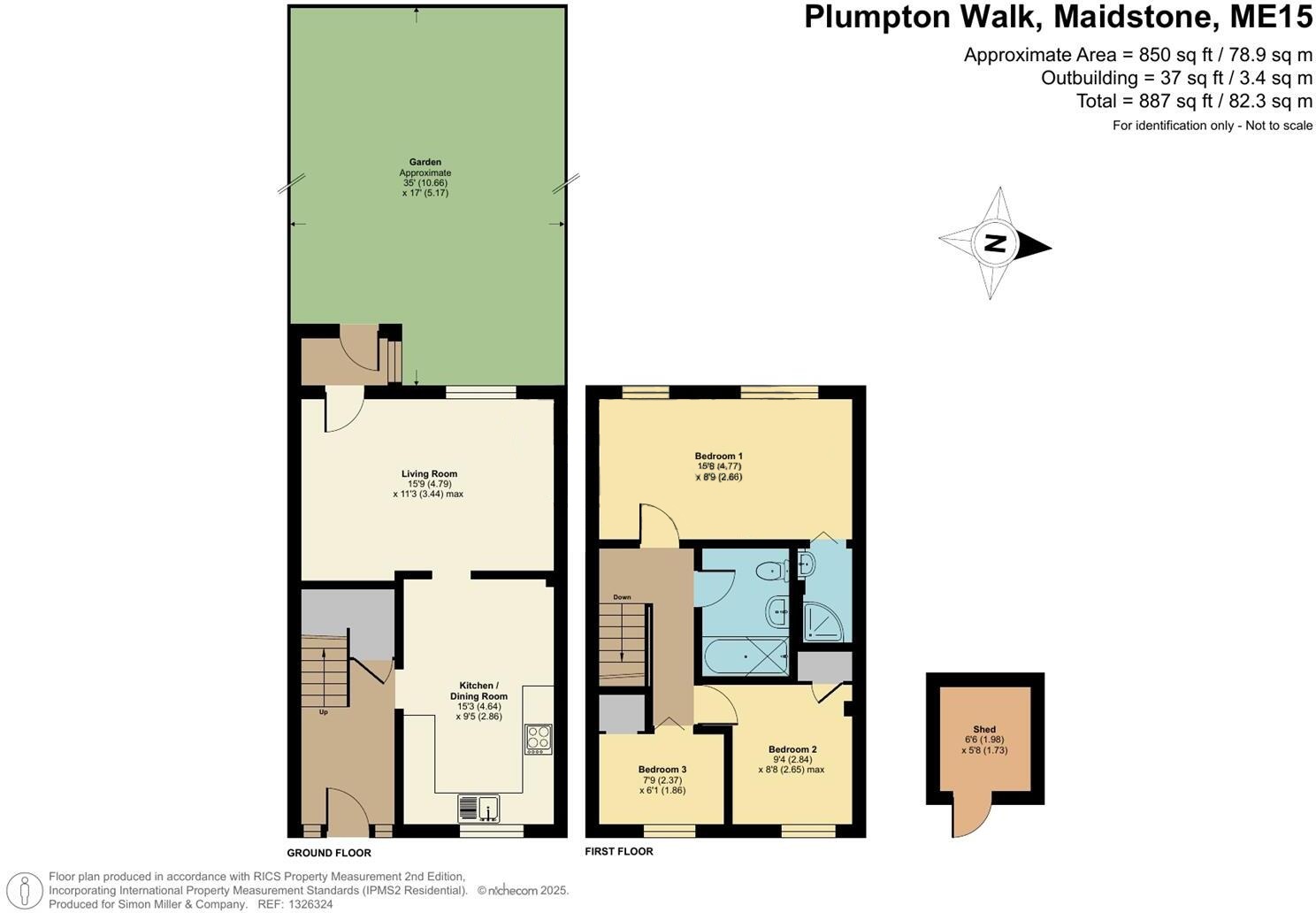 26, Plumpton Walk, Kent floorplan