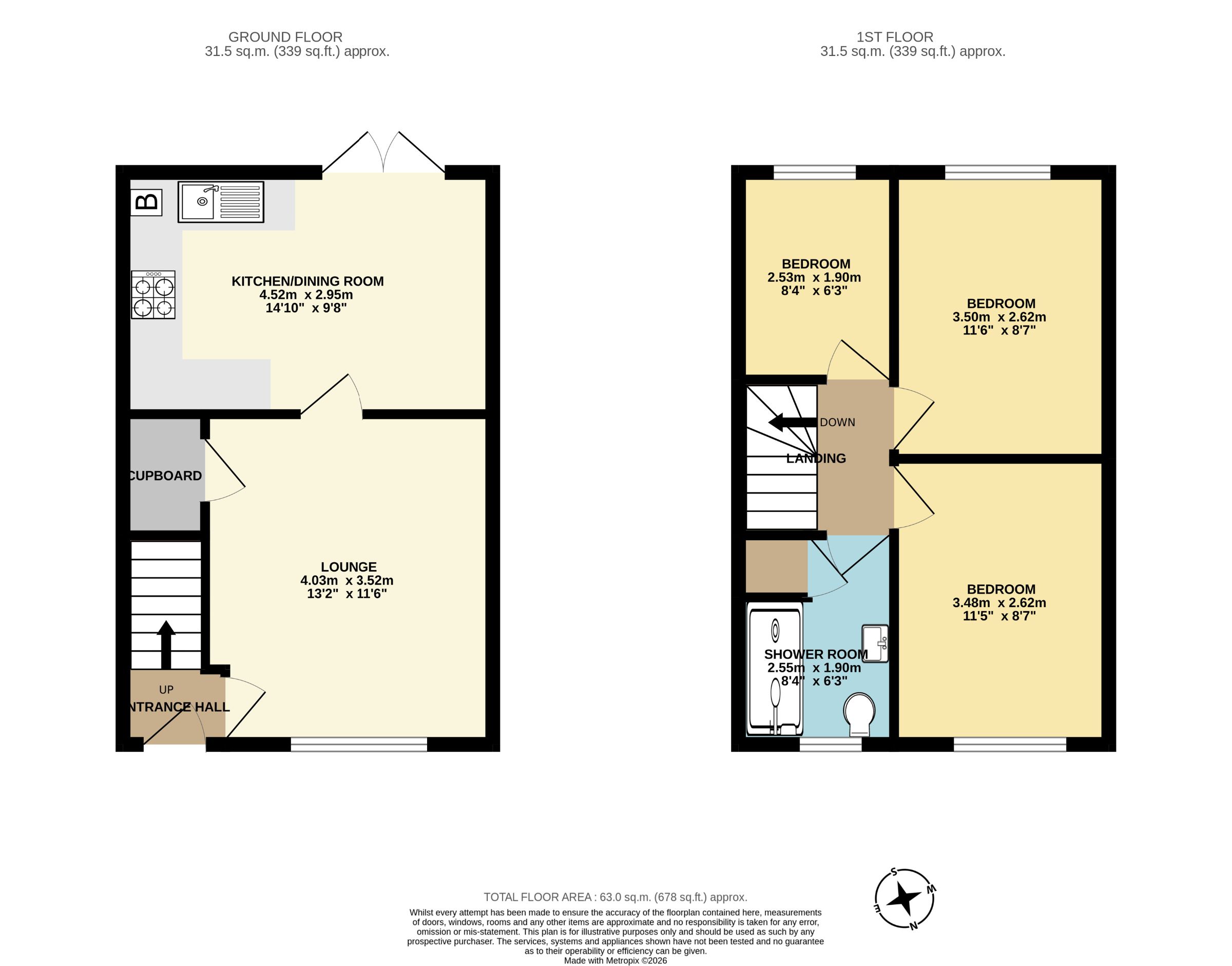 7 Spruce Way, Paignton floorplan
