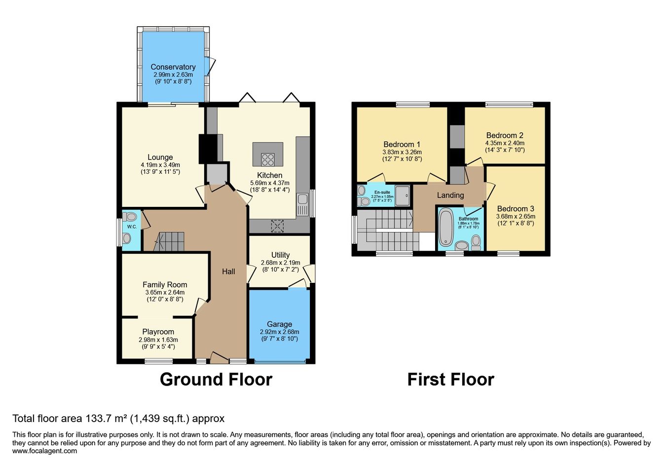 10, St Peters Path, Halesworth floorplan