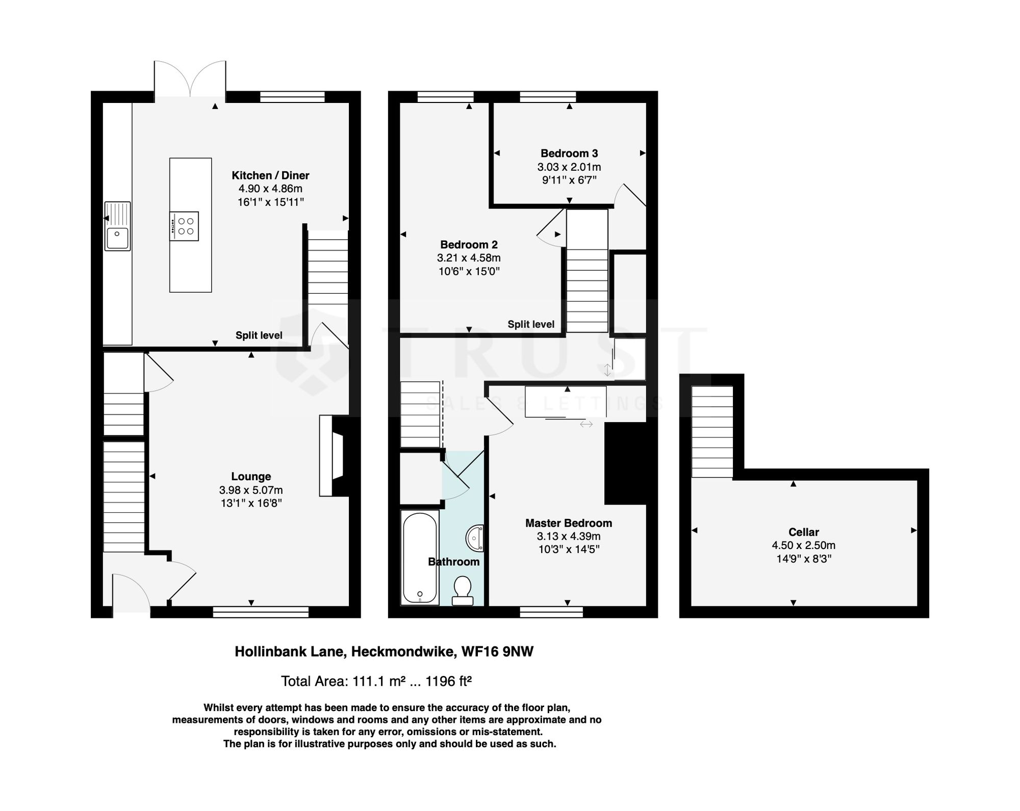 81 Hollinbank Lane, Heckmondwike floorplan