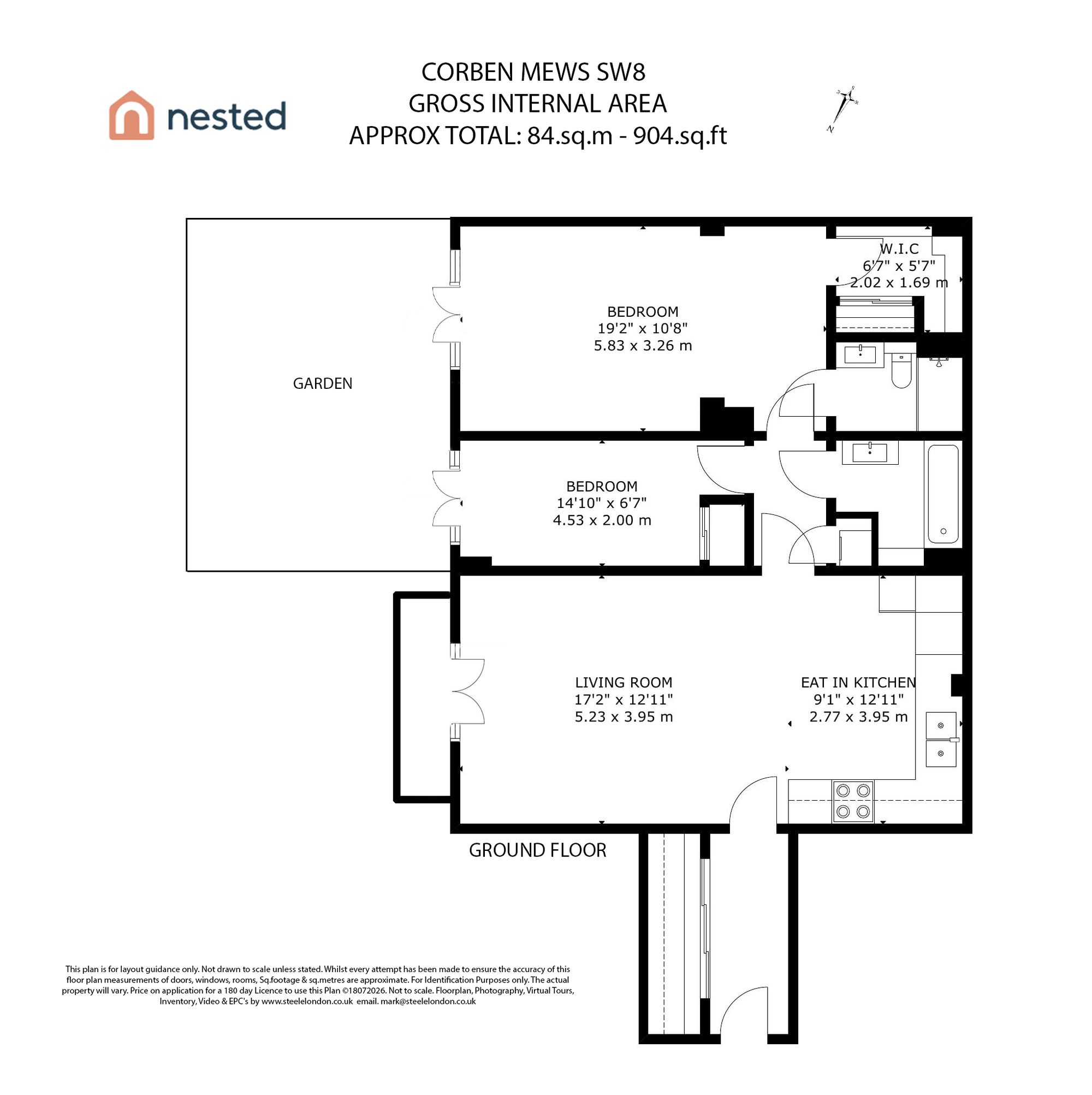 7 Corben Mews, London floorplan