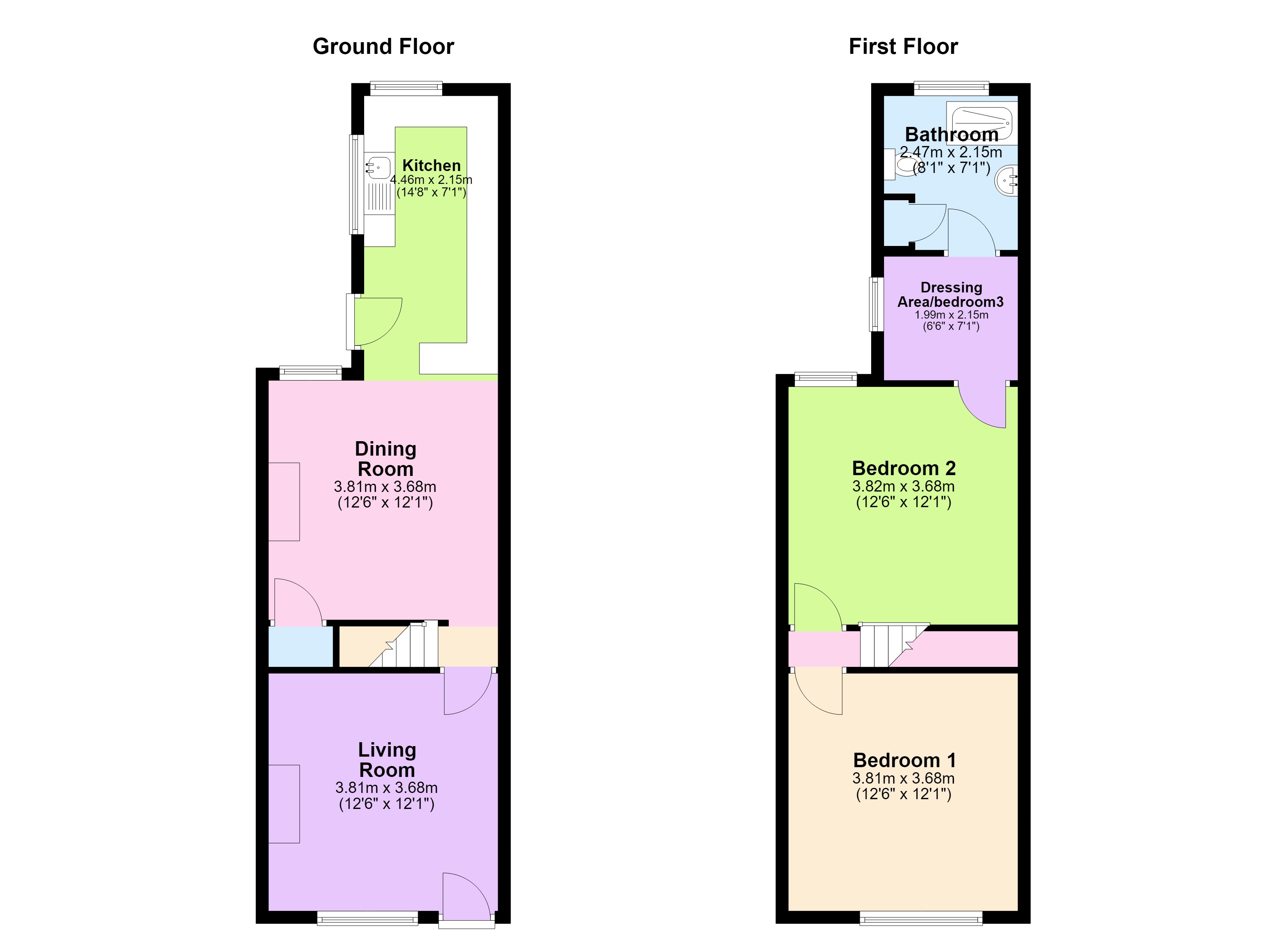 52, Granville Avenue, NOTTINGHAM floorplan