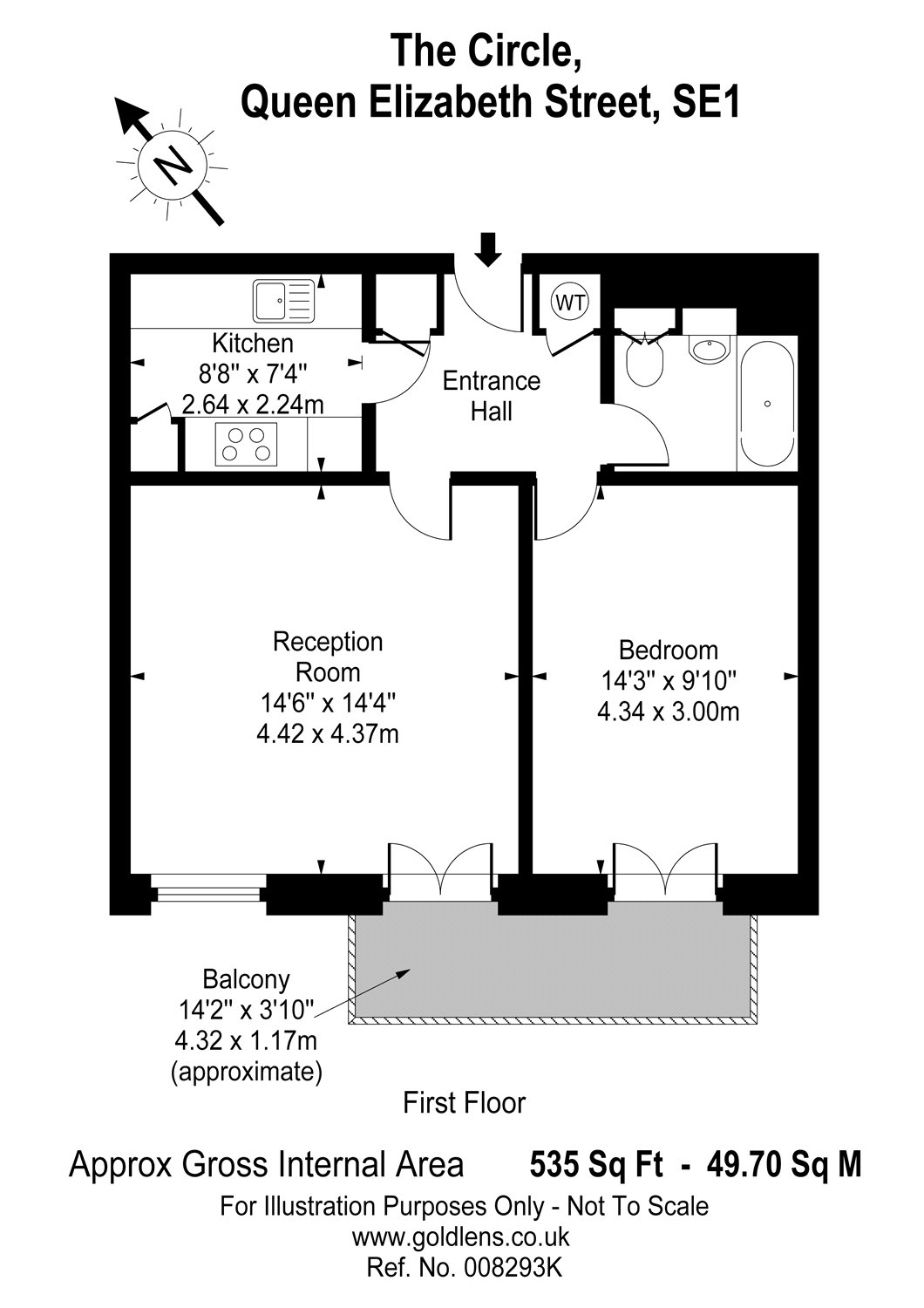 1 Bedrooms Flat to rent in The Circle, Queen Elizabeth Street, London SE1