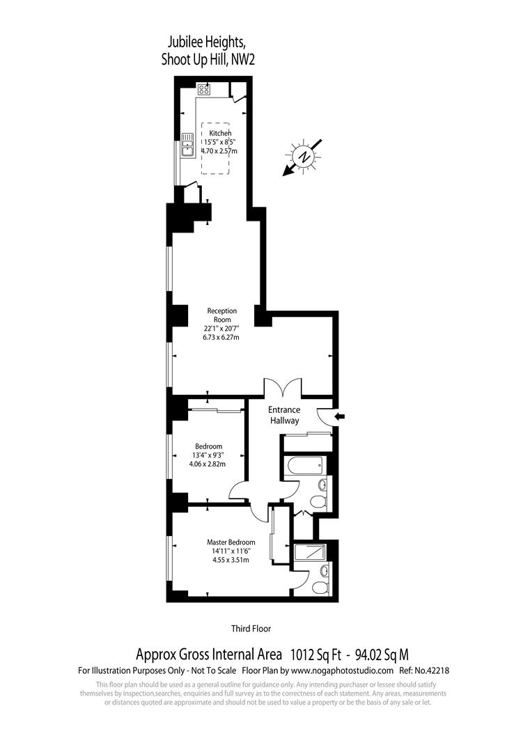 Shoot Up Hill, London floorplan