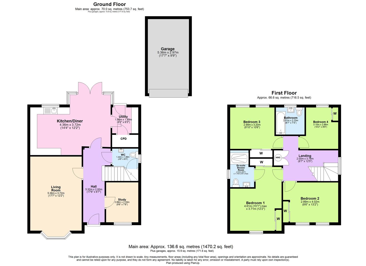 12, Spinney Fields, Southam floorplan