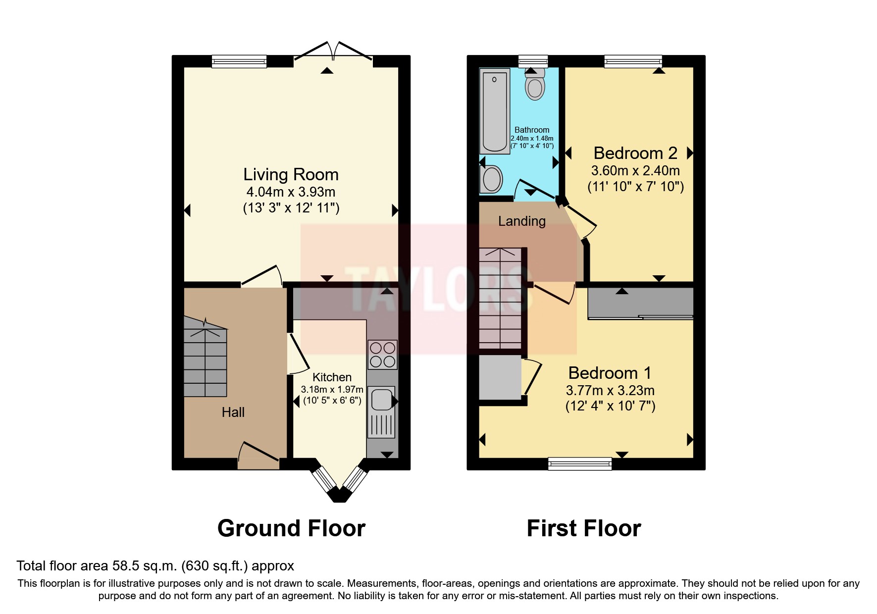 Thomas Chapman Grove, Northampton, Northamptonshire NN4, 2 bedroom