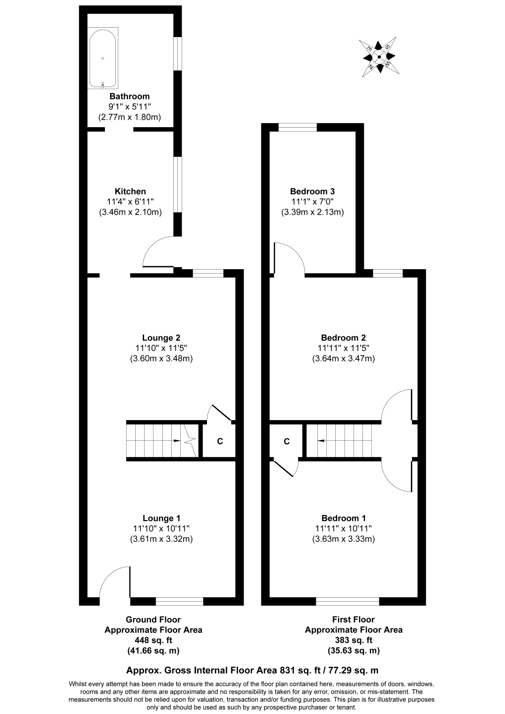 1, Thomas Road, Sittingbourne floorplan
