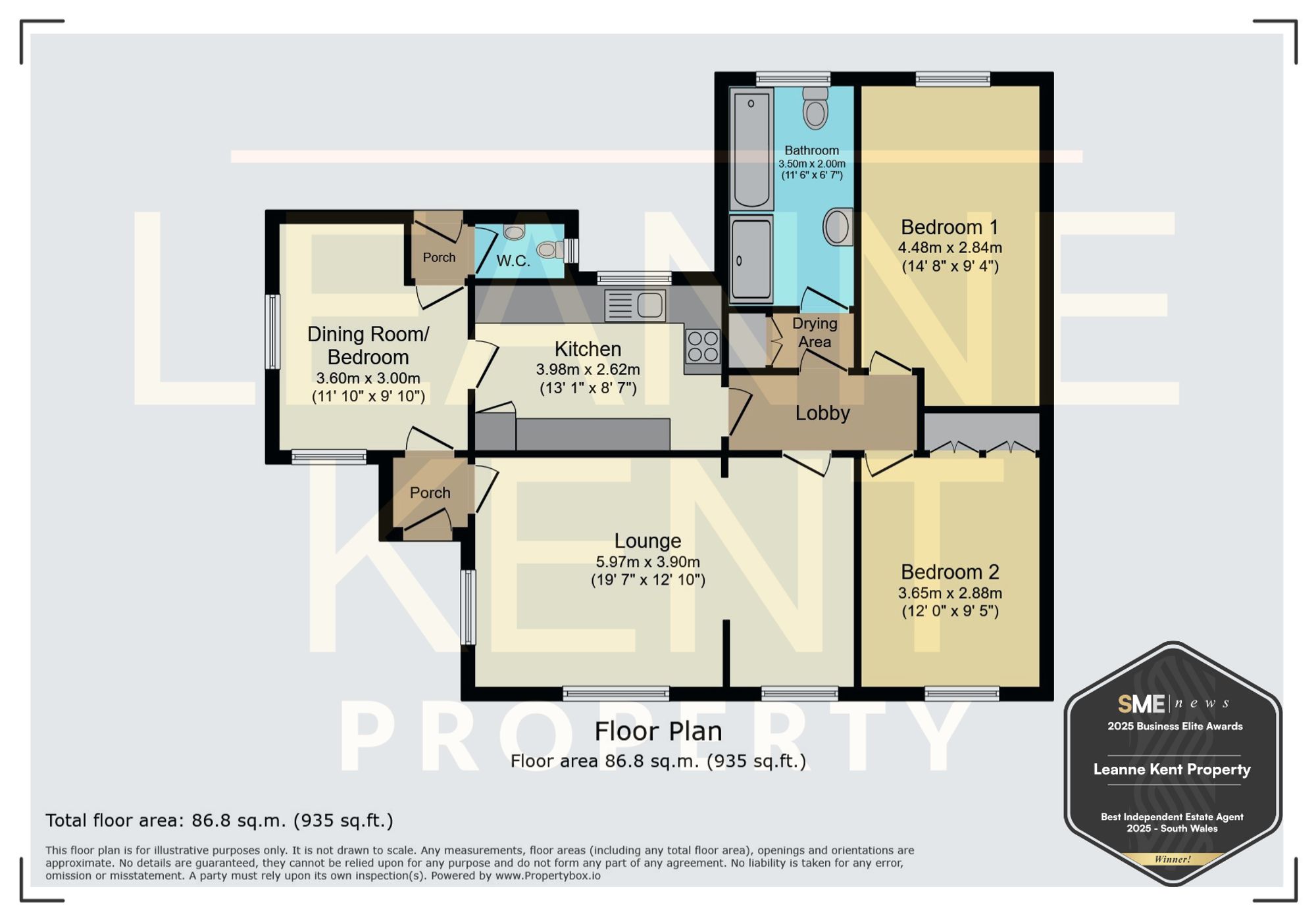 5 The Oaks, Caerphilly floorplan