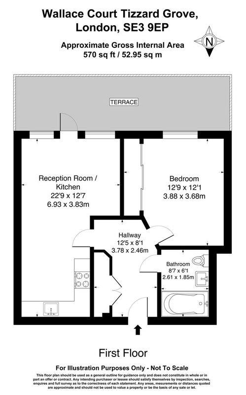 Flat 32, 42, Wallace Court, Tizzard Grove, London floorplan