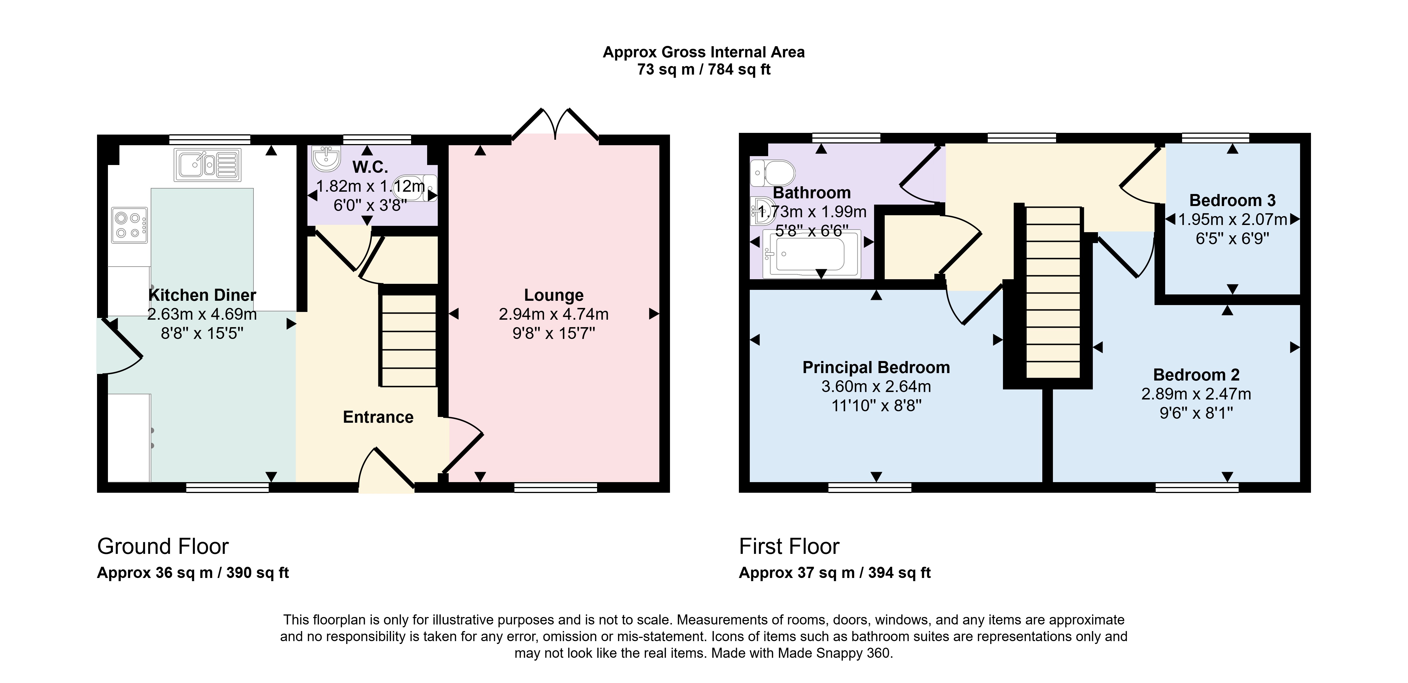 5, Dukes Court, St. Austell floorplan