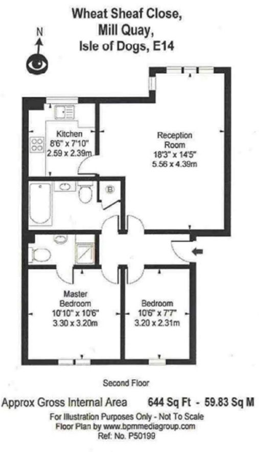 48 Wheatsheaf Close, London floorplan