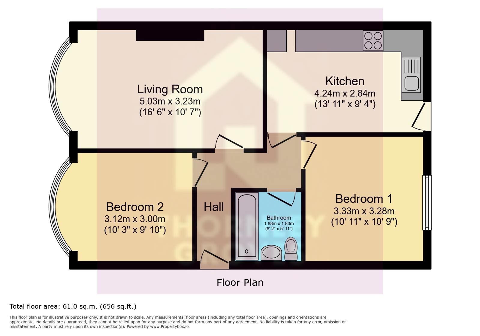 43, Manx Road, Cheshire floorplan