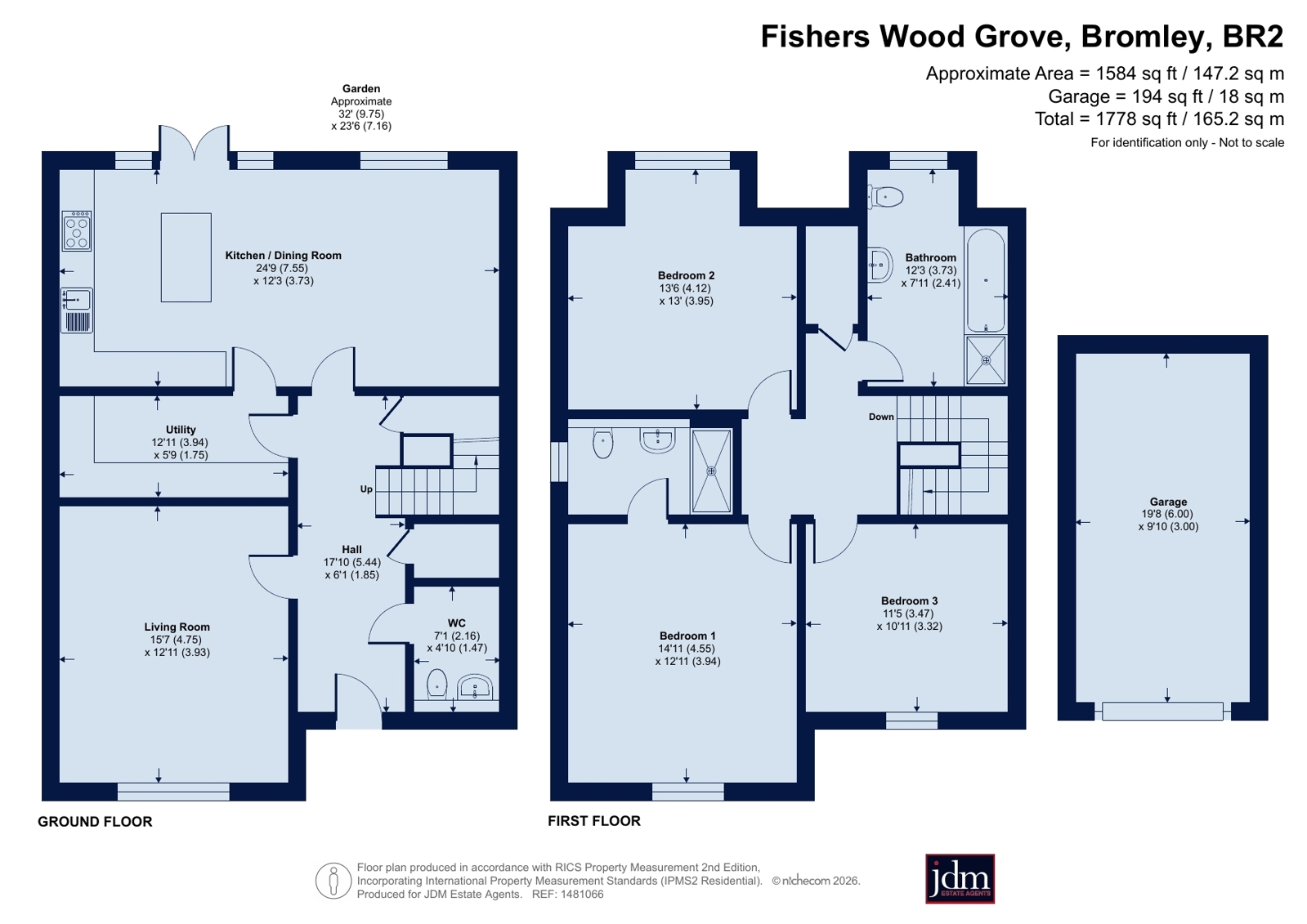 4, Fishers Wood Grove, Bromley floorplan