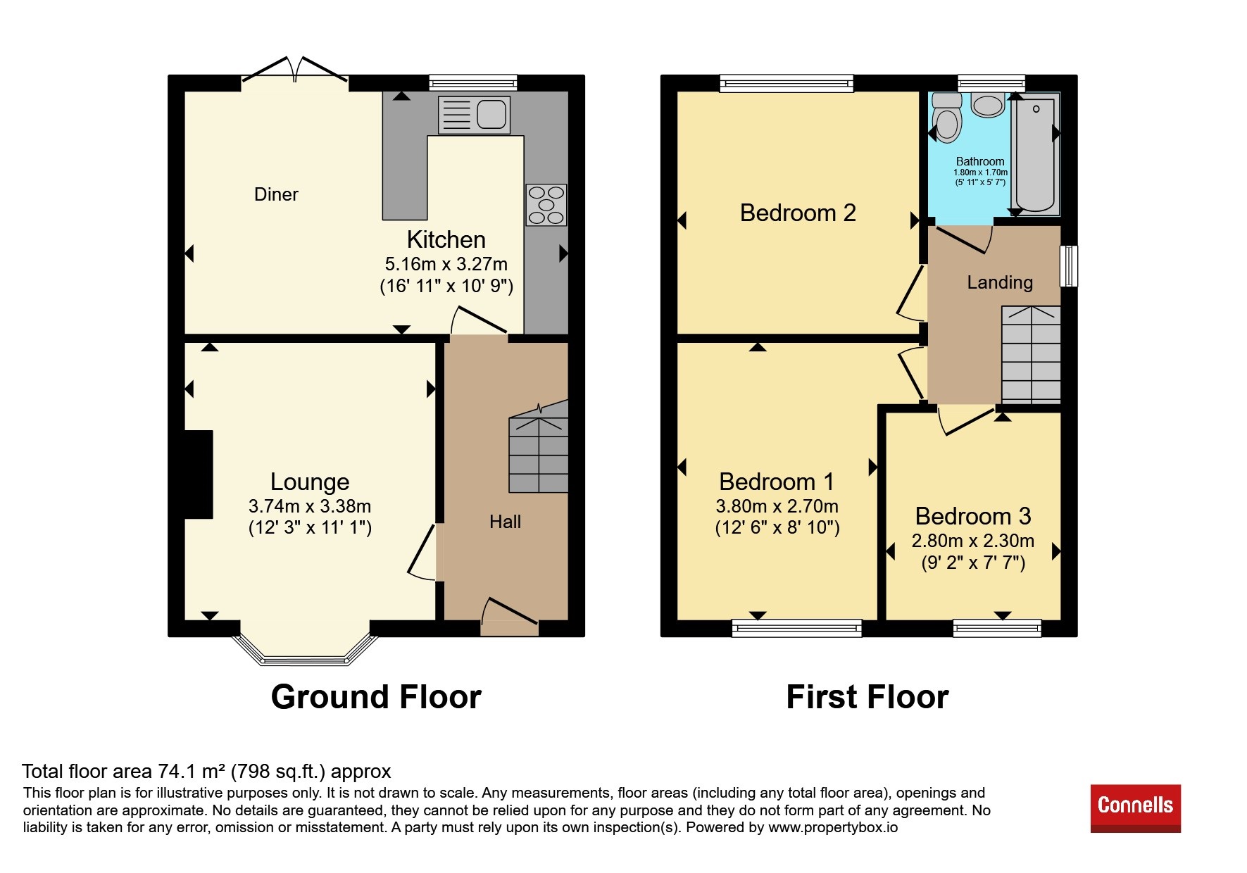 55, The Jordans, Coventry floorplan