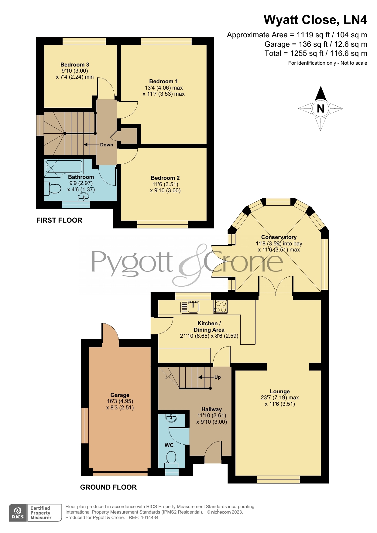 18, Wyatt Close, Lincoln floorplan