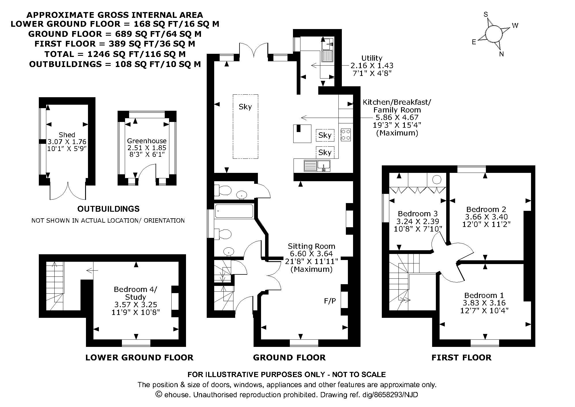 11, High View, Gomshall floorplan