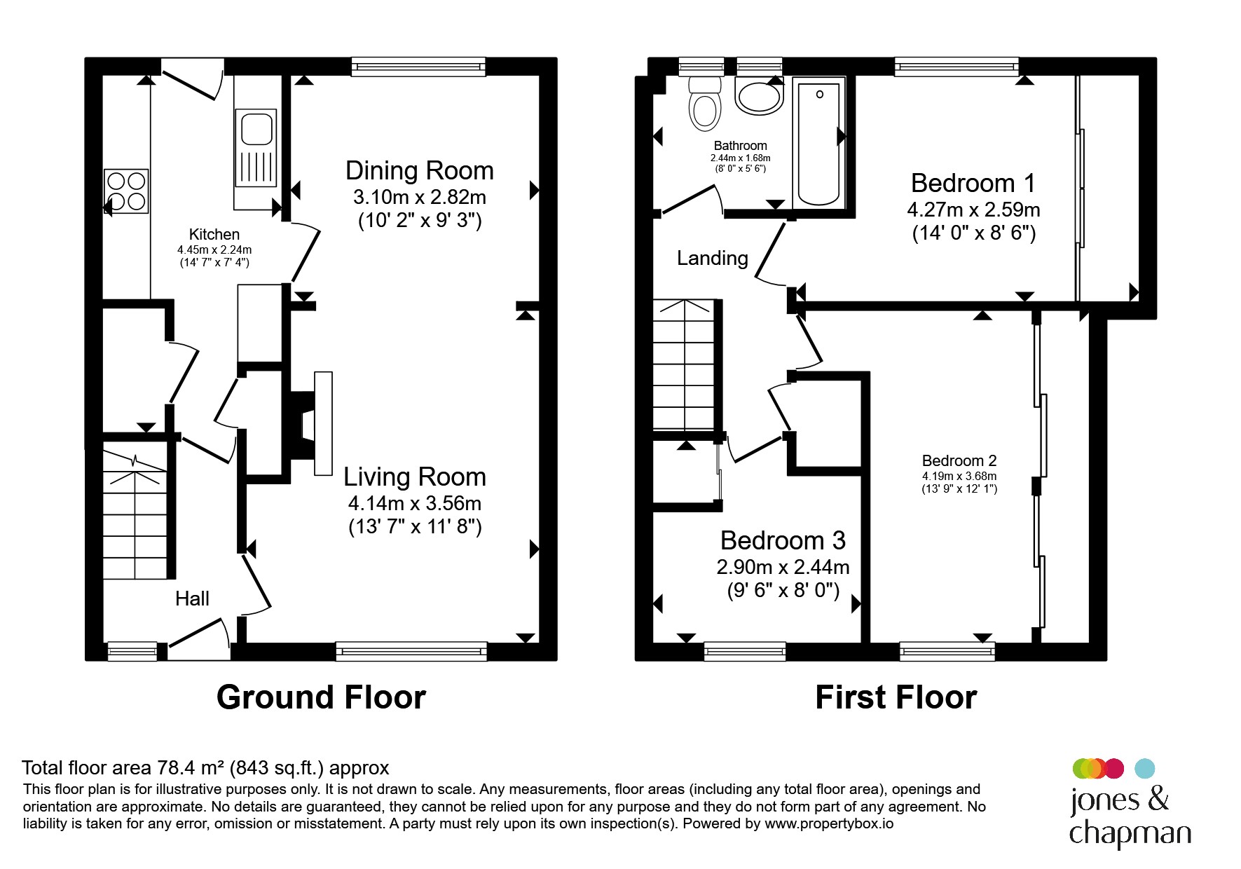 66, Royden Road, Wirral floorplan