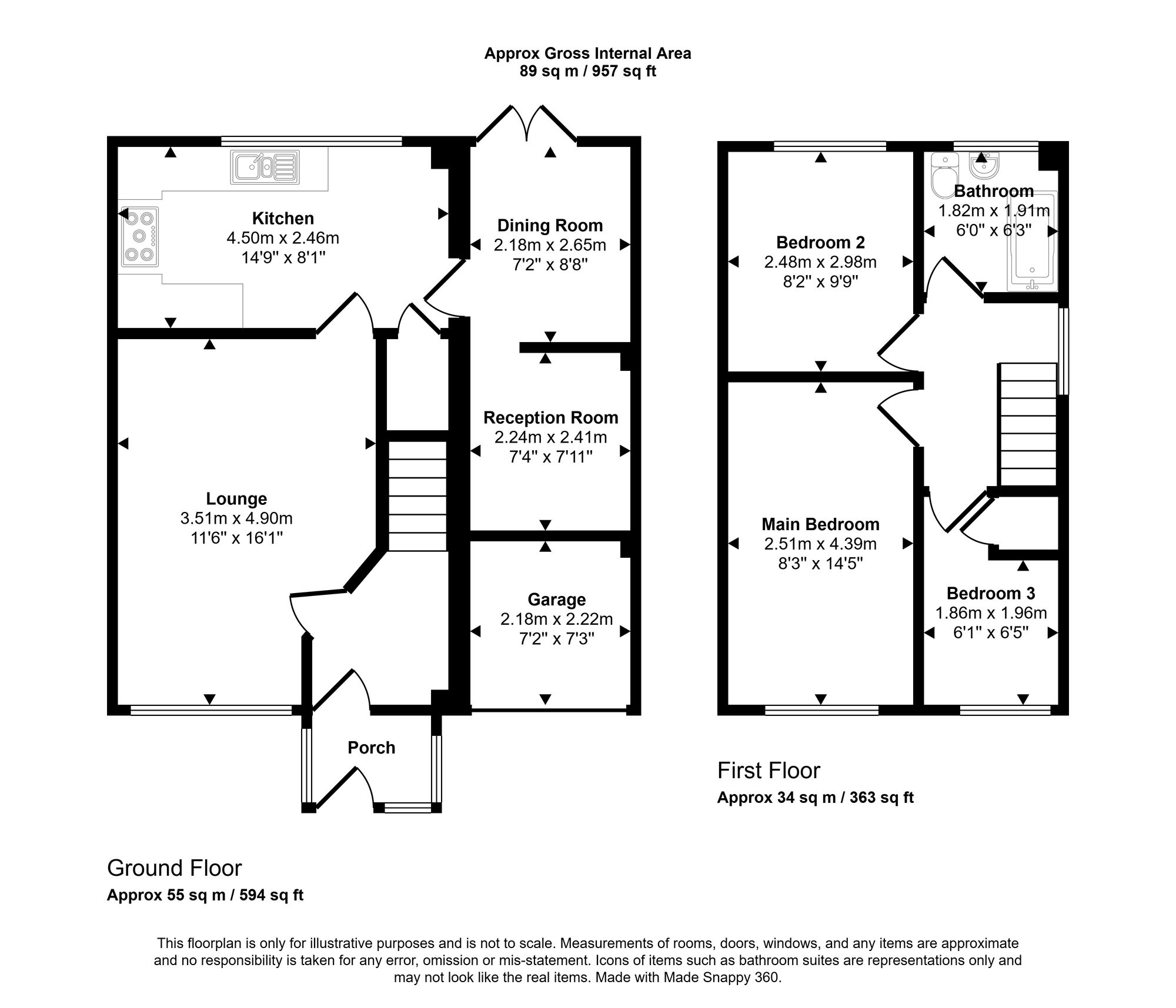 26 Sturton Avenue, Wigan floorplan